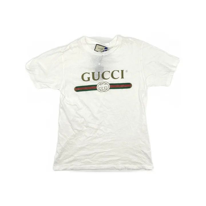 Gucci Gucci Logo Print Short Sleeve T-Shirt-2507 Size XXS / US 00 / IT 34 - 8 Thumbnail