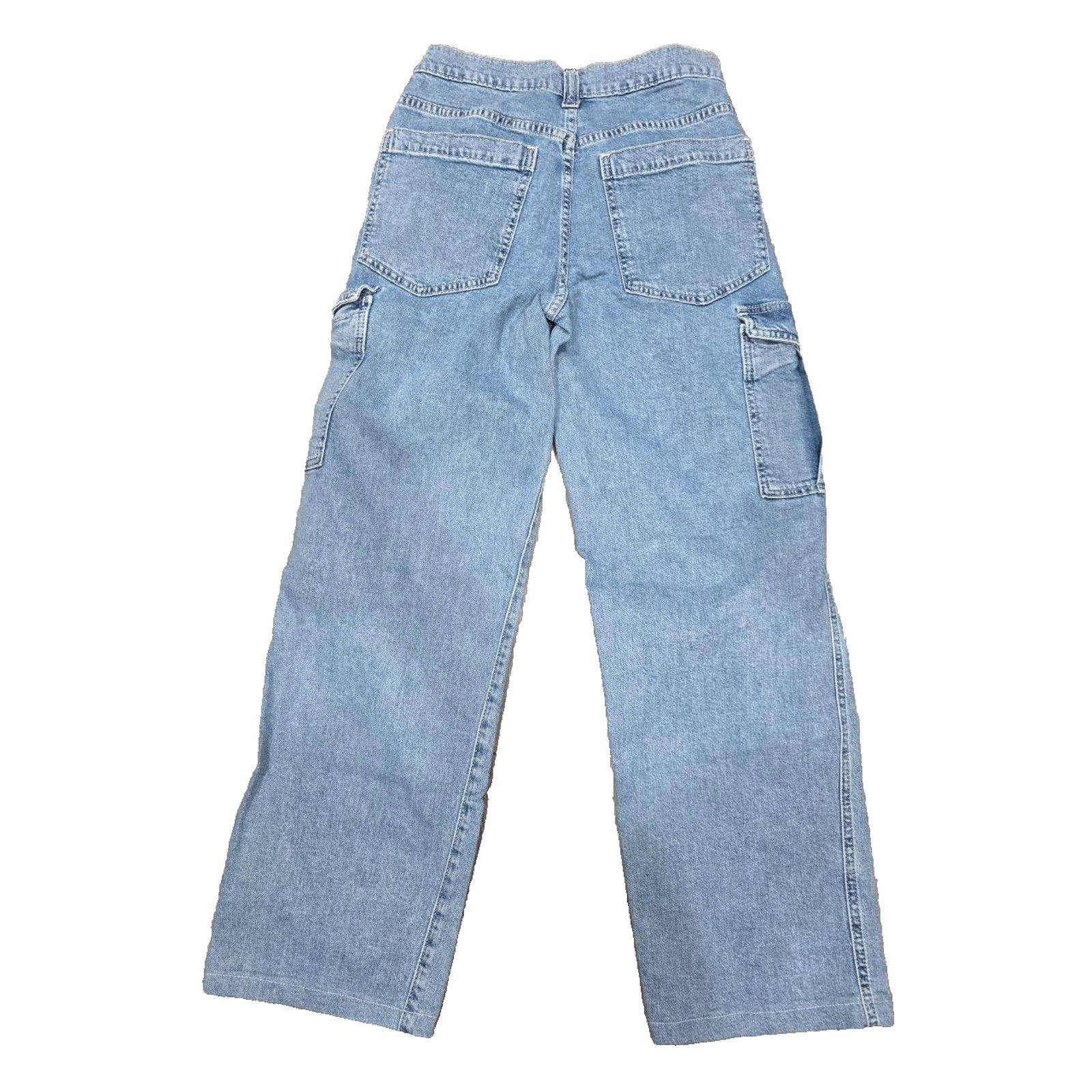 Gap GAP 90's Loose Mid Rise 24 Wide Leg Blue Denim A003268 Size 24" / US 00 / IT 34 - 12 Thumbnail