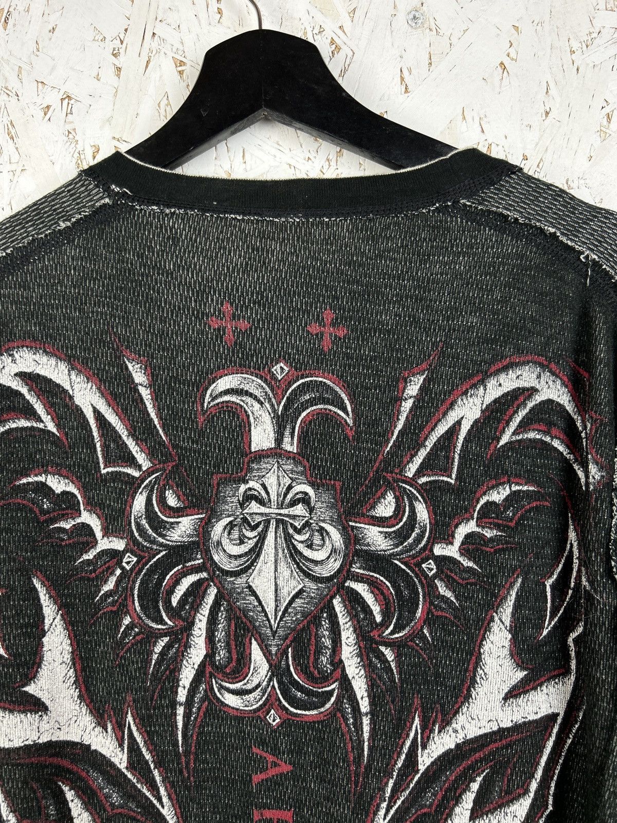 Affliction Reversible Thermal Affliction Y2K Vintage Tattoo Long Sleeve Size US XL / EU 56 / 4 - 12 Thumbnail
