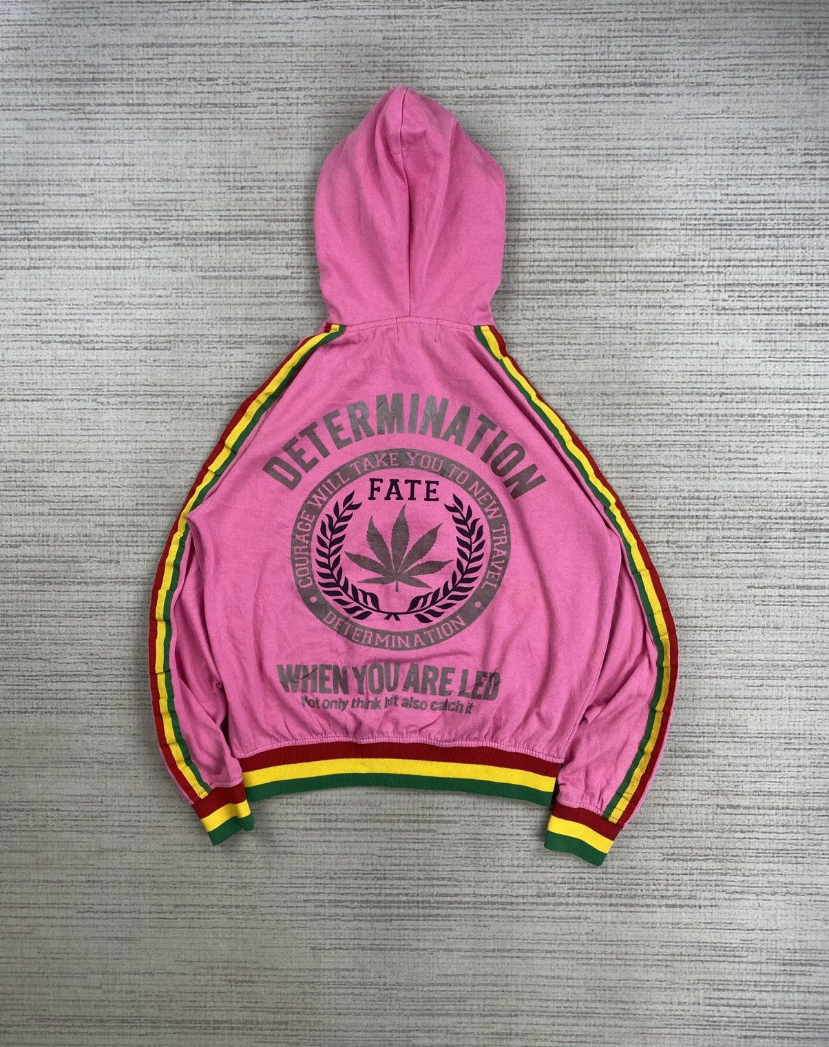 Vintage Vintage Dia Star Marijuana Rasta Style Hoodie Size US M / EU 48-50 / 2 - 6 Thumbnail
