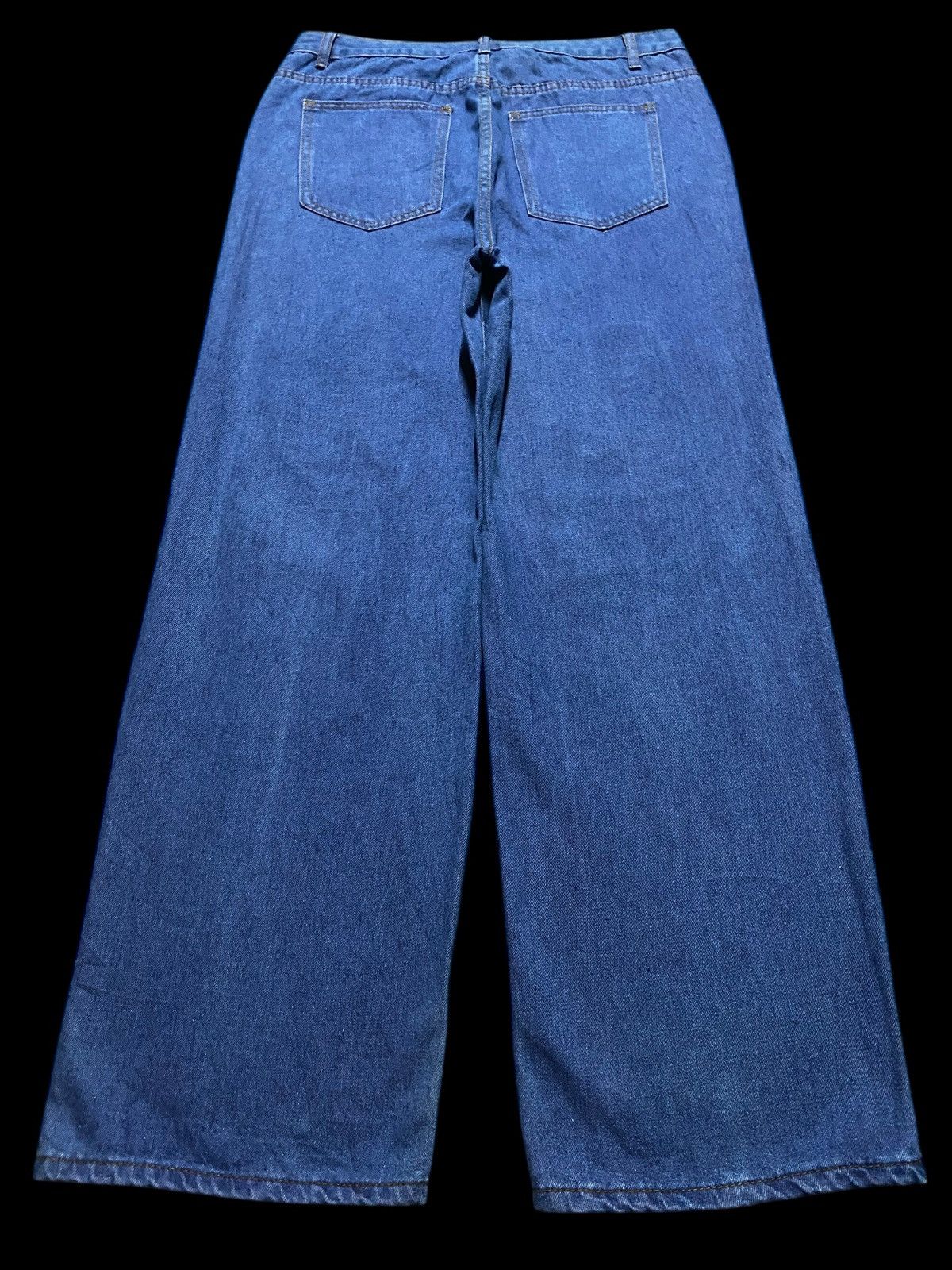 Japanese Brand Vintage Japanese Brand Romwe Nice Ripped Baggy Jeans Size US 31 - 2 Thumbnail