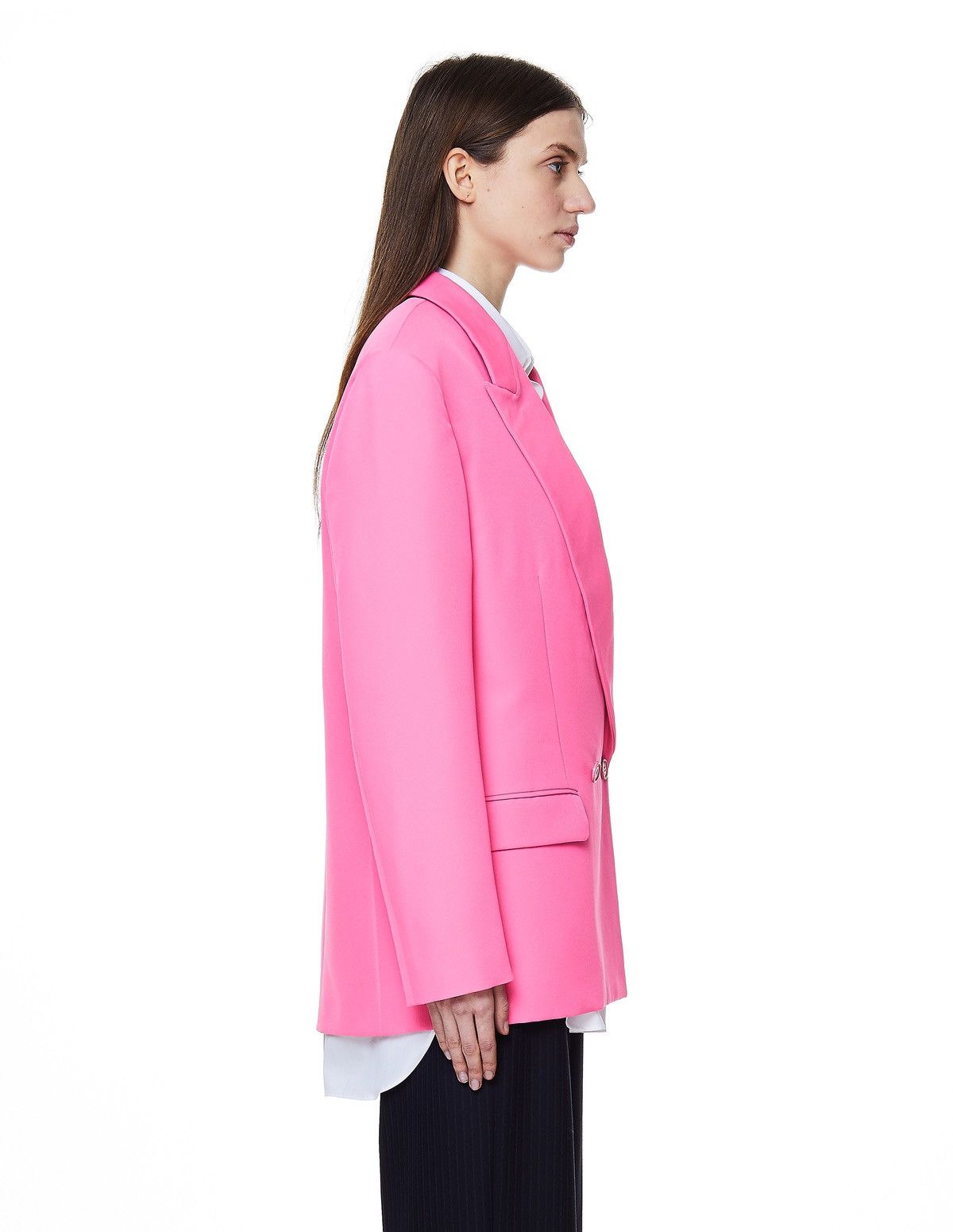 Vetements 2020 Oversized Blazer Pink Size 48L - 19 Thumbnail