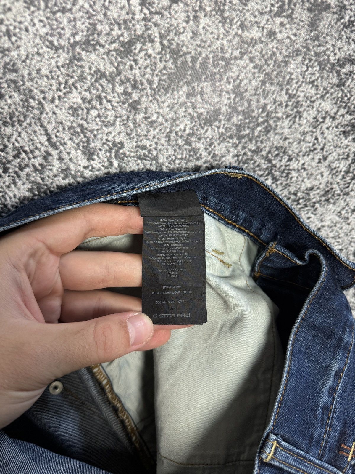 G-Star G-Star RAW New Radar Low Loose Jeans Distressed Pants 36x32 Size US 36 / EU 52 - 11 Thumbnail