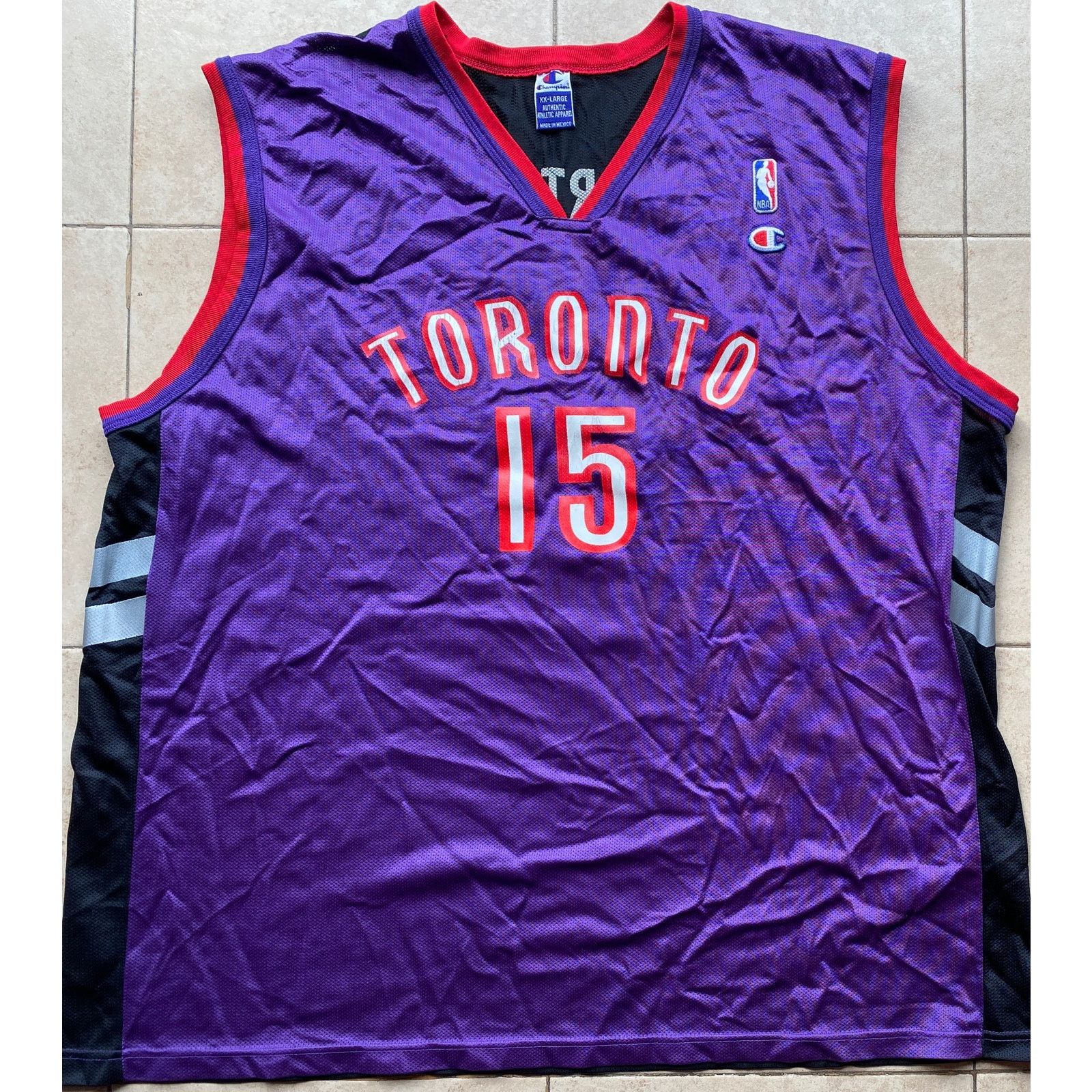 Champion × NBA Vince CARTER Toronto Raptors 90s jersey 52 purp NBA vintage Size US XXL / EU 58 / 5 - 4 Thumbnail