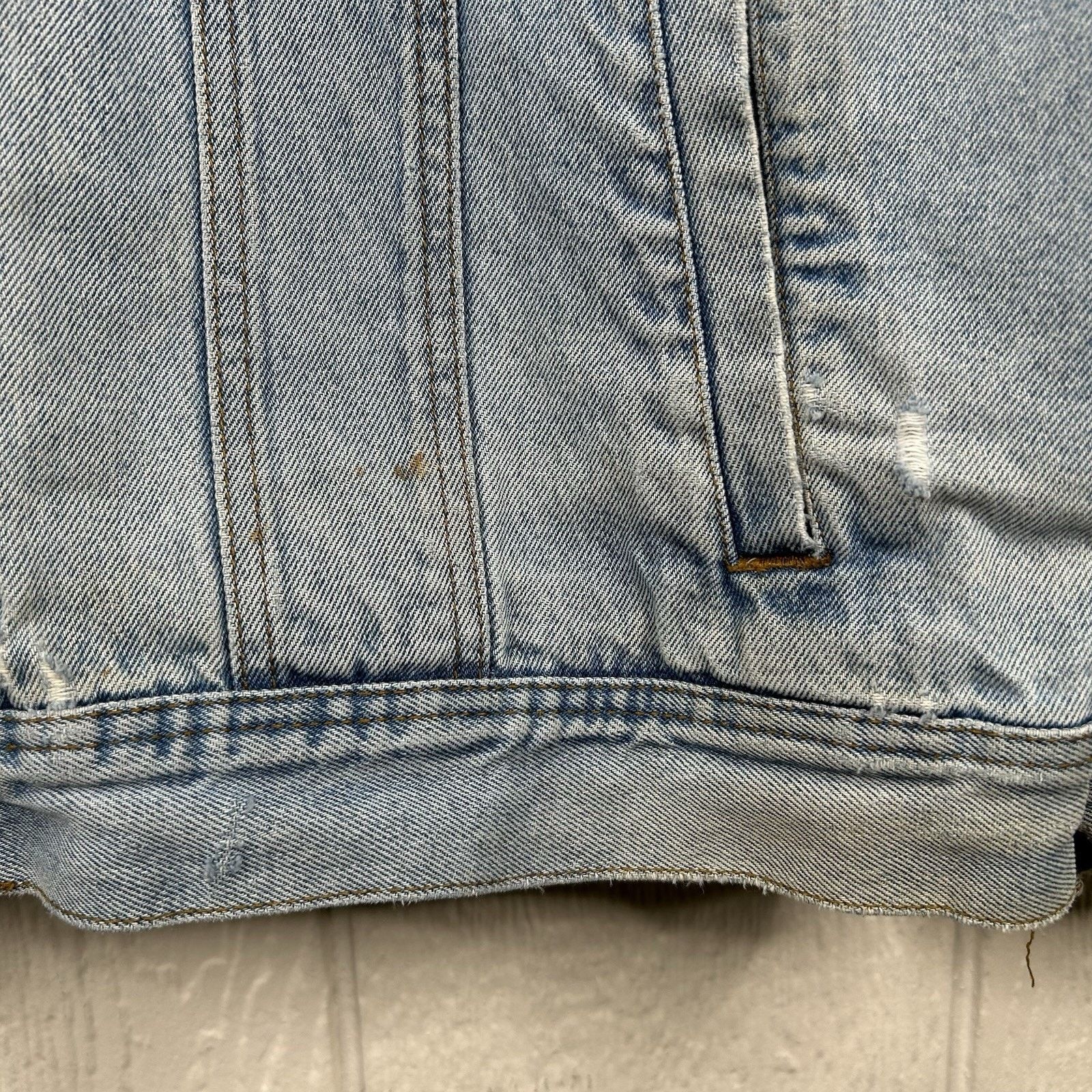 Wrangler 90's Wrangler Western Faded Button-Up Denim Jacket X-Large Size US XL / EU 56 / 4 - 5 Thumbnail