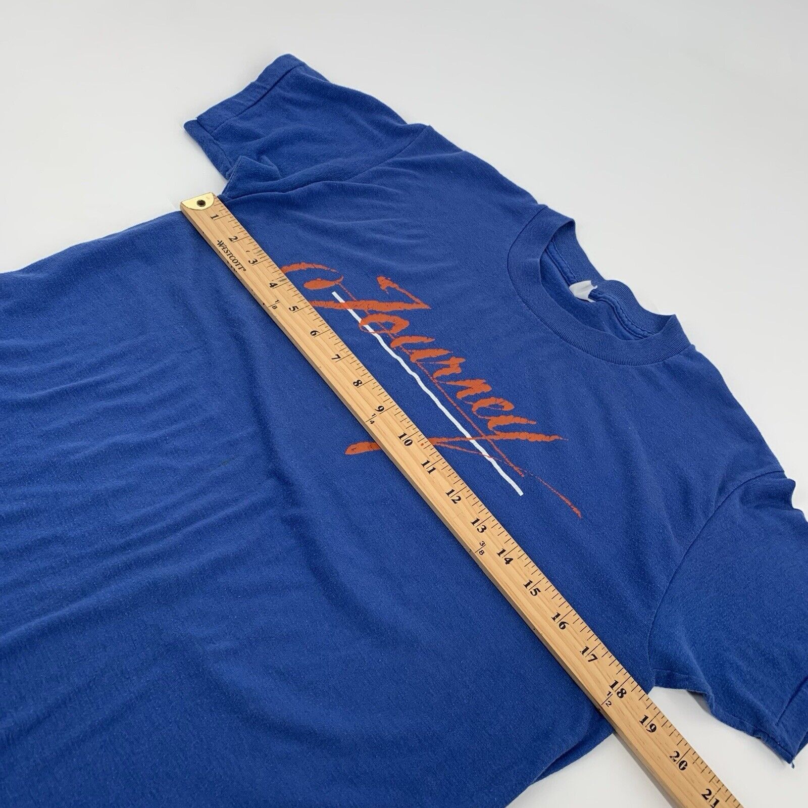 Vintage Vintage 1980 Journey Short Sleeve Single Stitch Band T-Shirt Size US M / EU 48-50 / 2 - 7 Thumbnail