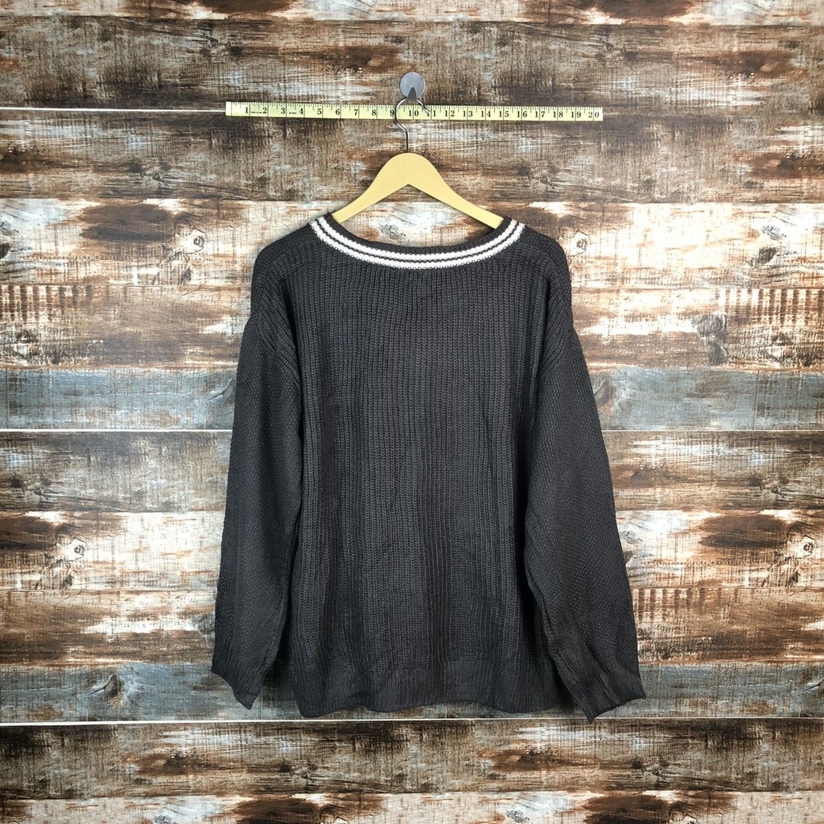 GU × Homespun Knitwear GU japan Grey vintage Knitwear #A1897 Size XL / US 12-14 / IT 48-50 - 11 Thumbnail