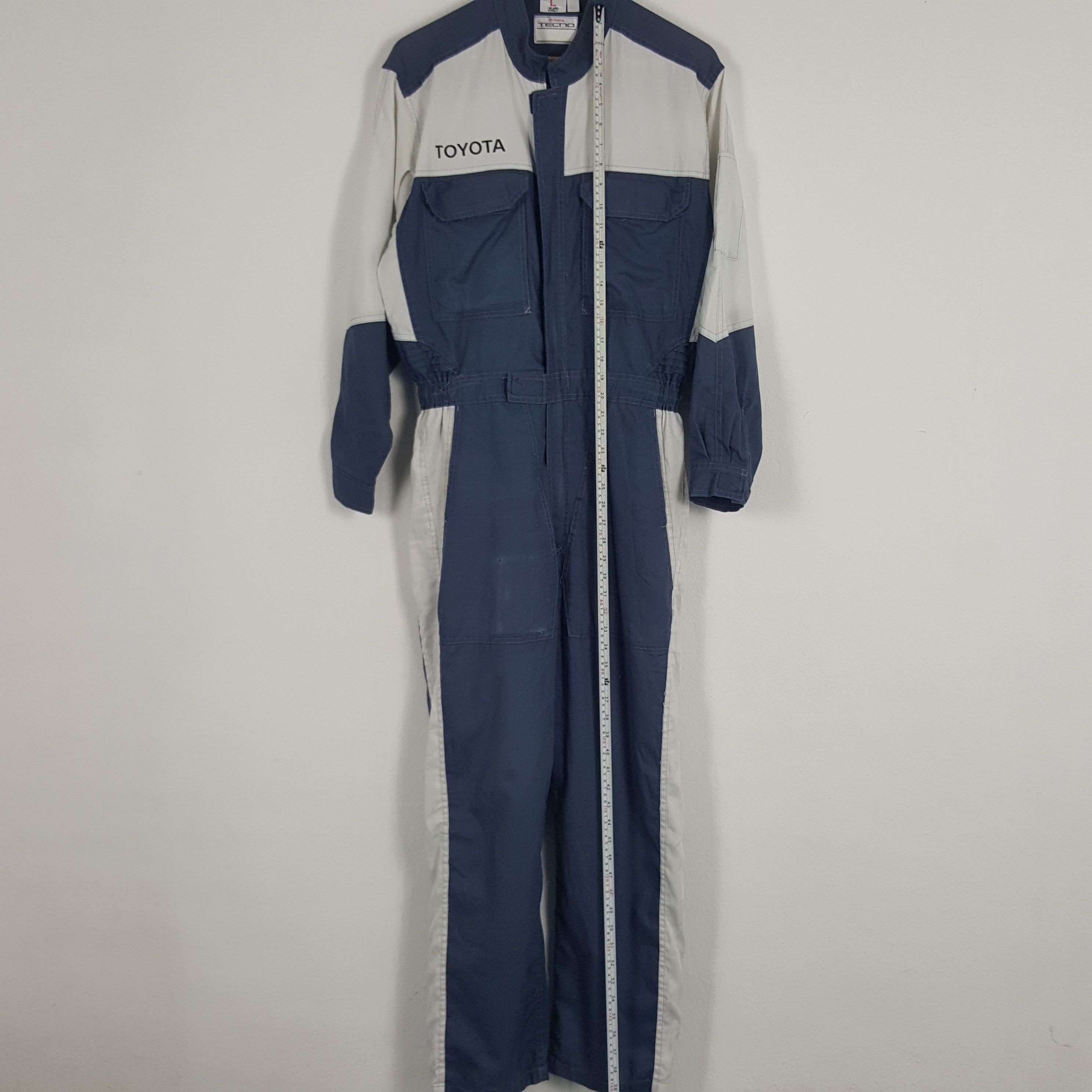 Japanese Brand × Vintage Vintage Toyota Tecno Japanese Racing Coverall Jacket Size US M / EU 48-50 / 2 - 7 Thumbnail
