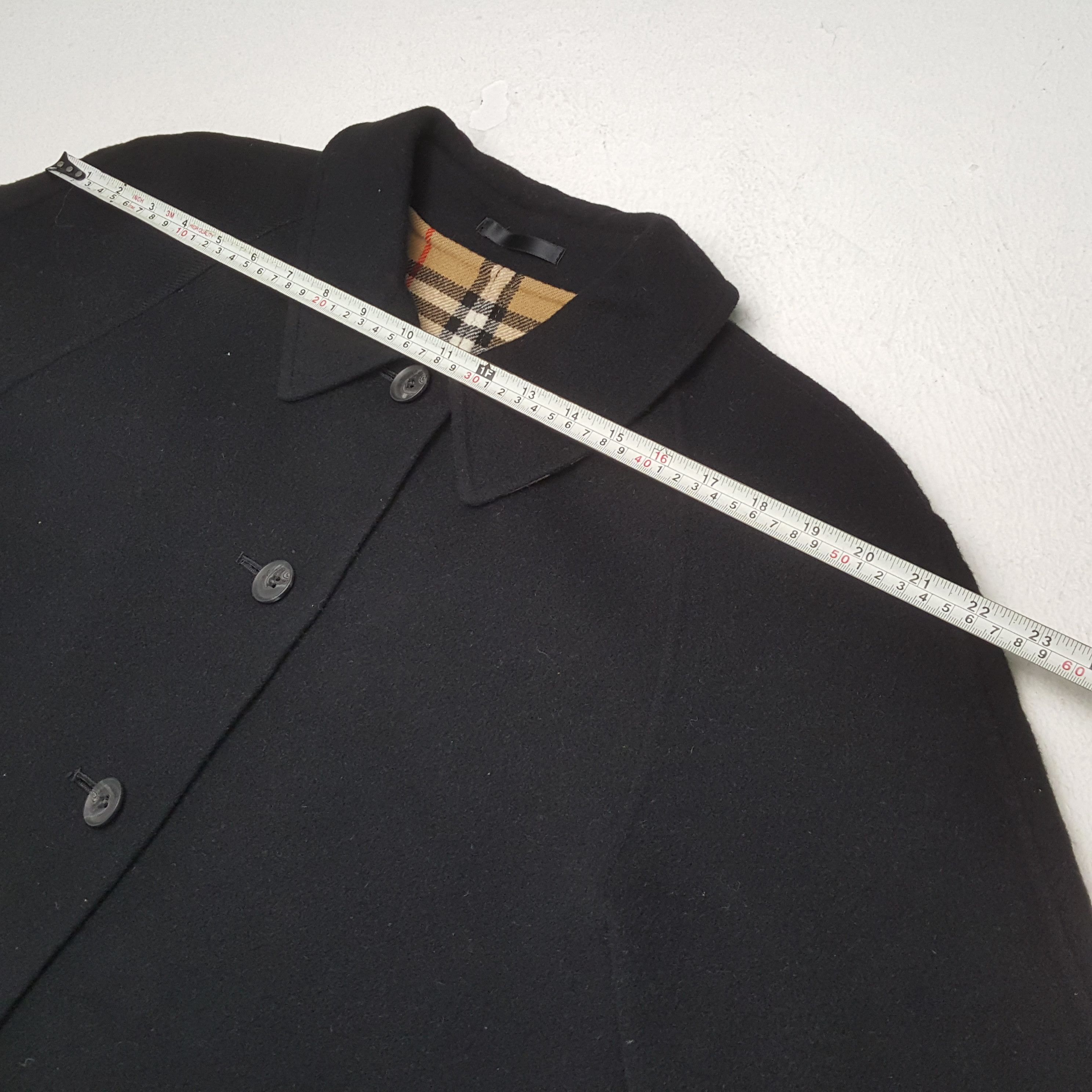 Burberry × Vintage Vintage BURBERRY LONDON Nova Check Fleece Long Jacket Size US L / EU 52-54 / 3 - 5 Thumbnail