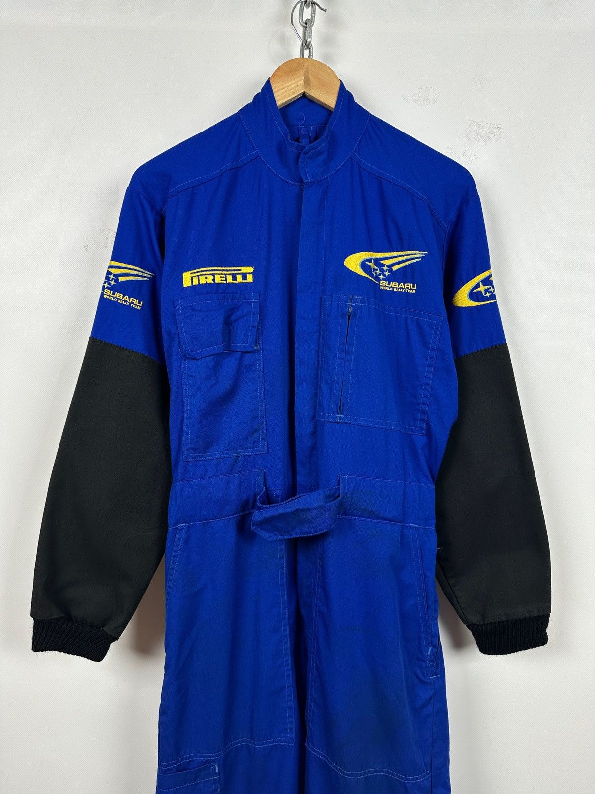 Vintage 90s Vintage Subaru World Rally Team WRC Racing Coveralls Size US 32 / EU 48 - 7 Thumbnail
