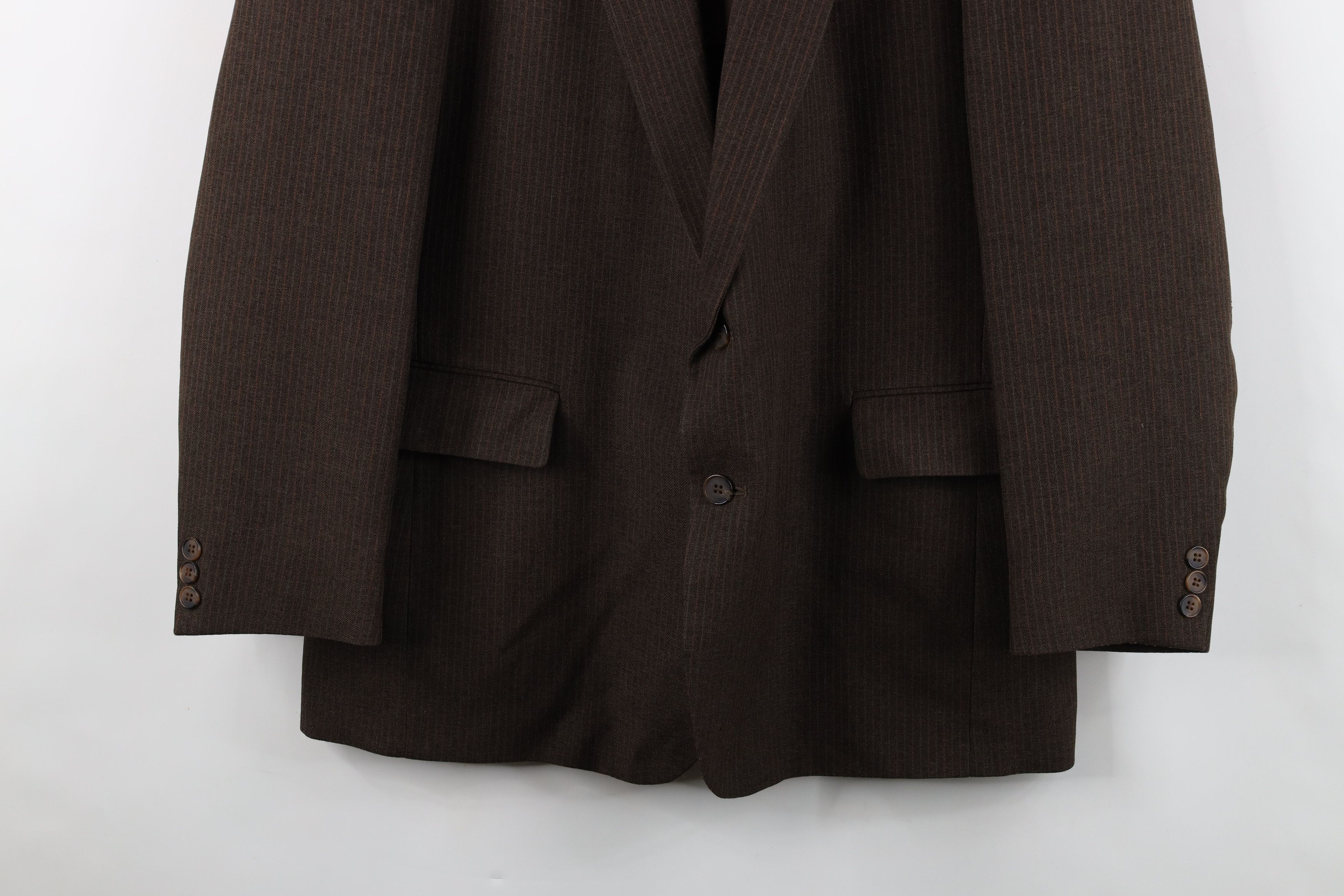 Vintage Vintage 70s Streetwear Suit Coat Blazer Jacket Brown USA Size US XXL / EU 58 / 5 - 3 Thumbnail