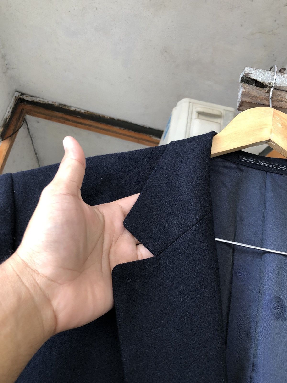 Ermenegildo Zegna Zegna Special Hand Made Baron's Single Breasted Wool Blazer Size US XXL / EU 58 / 5 - 5 Thumbnail