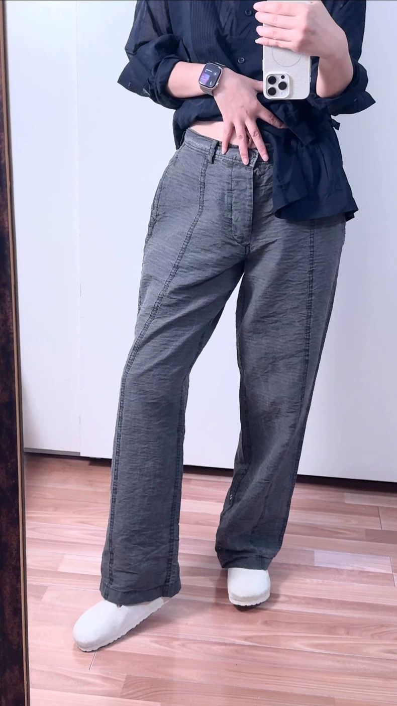 Issey Miyake Issey Miyake size:M Grey casual pants Size 22" - 1 Thumbnail