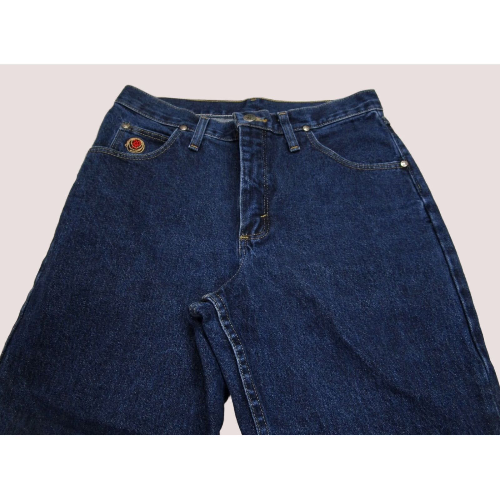 Wrangler Wrangler 20X Jeans Women 10 Blue High Rise Straight Western Pants Dark Wash VTG Jeans Size 32" / US 10 / IT 46 - 1 Thumbnail