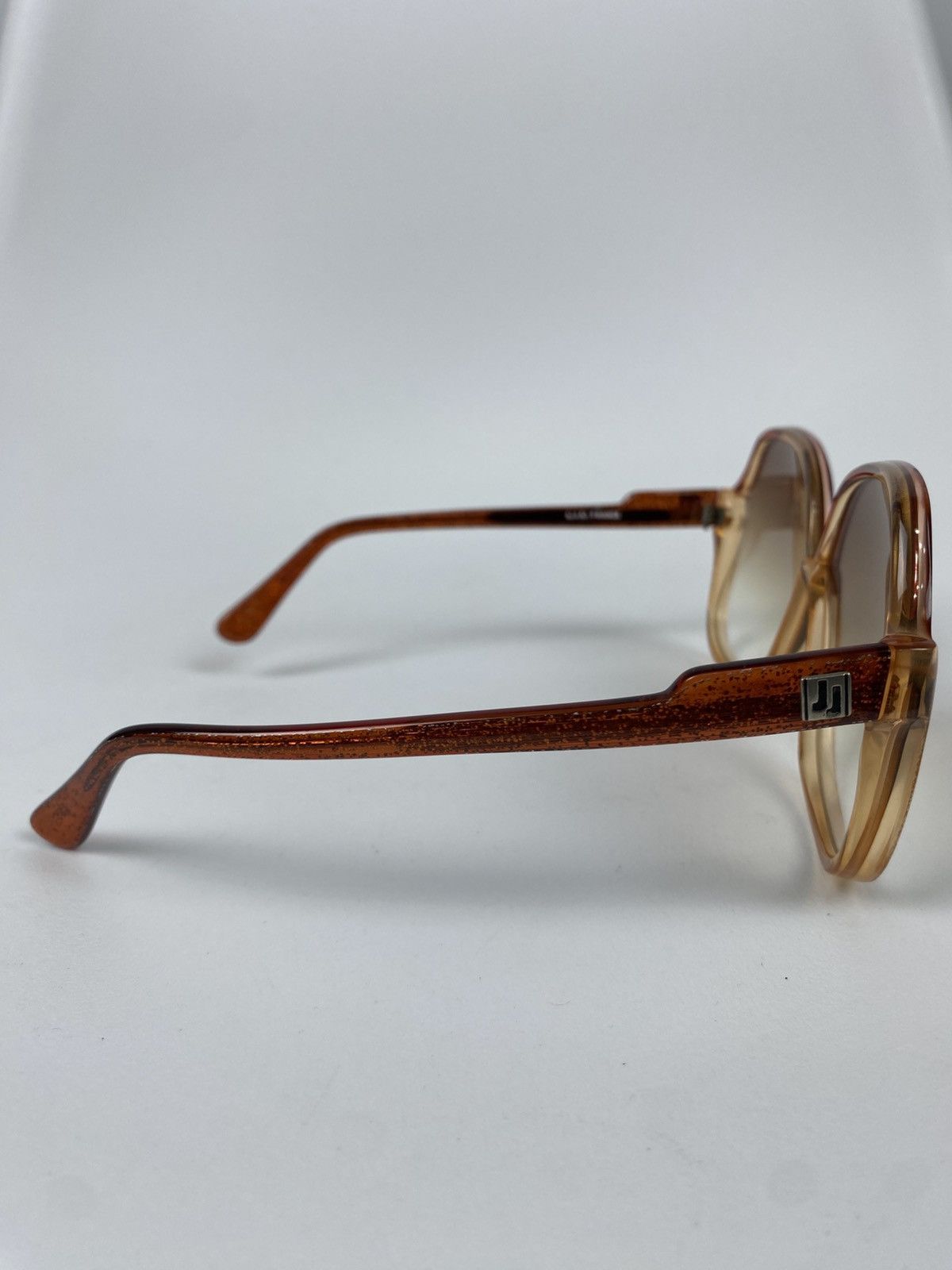 Charles Jourdan J Jourdan Paris Glitter Sunglasses Retro Playboy Vintage Size ONE SIZE - 3 Thumbnail