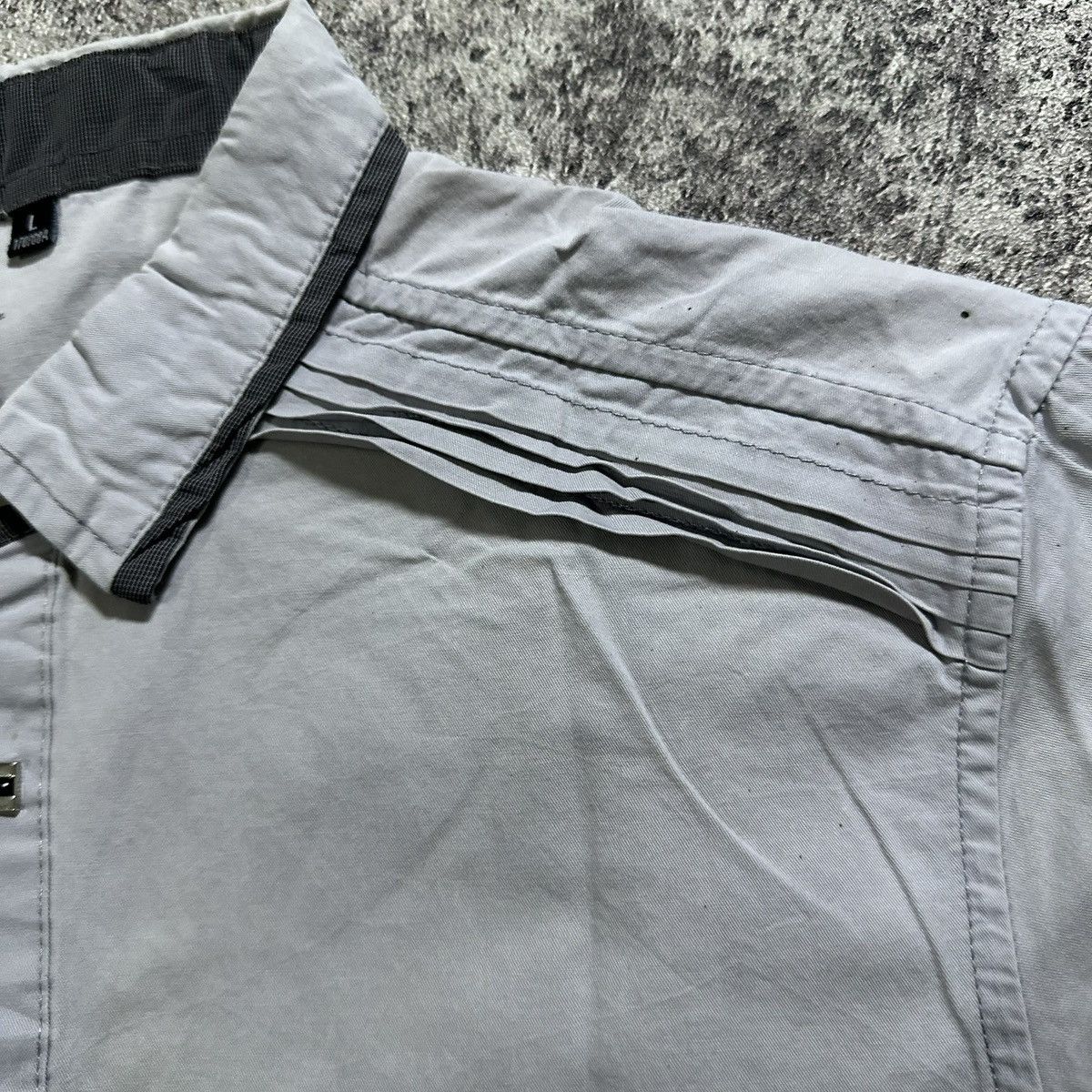 Issey Miyake Japanese Brand Button Up Shirt Issey Miyake Style Size US M / EU 48-50 / 2 - 4 Thumbnail