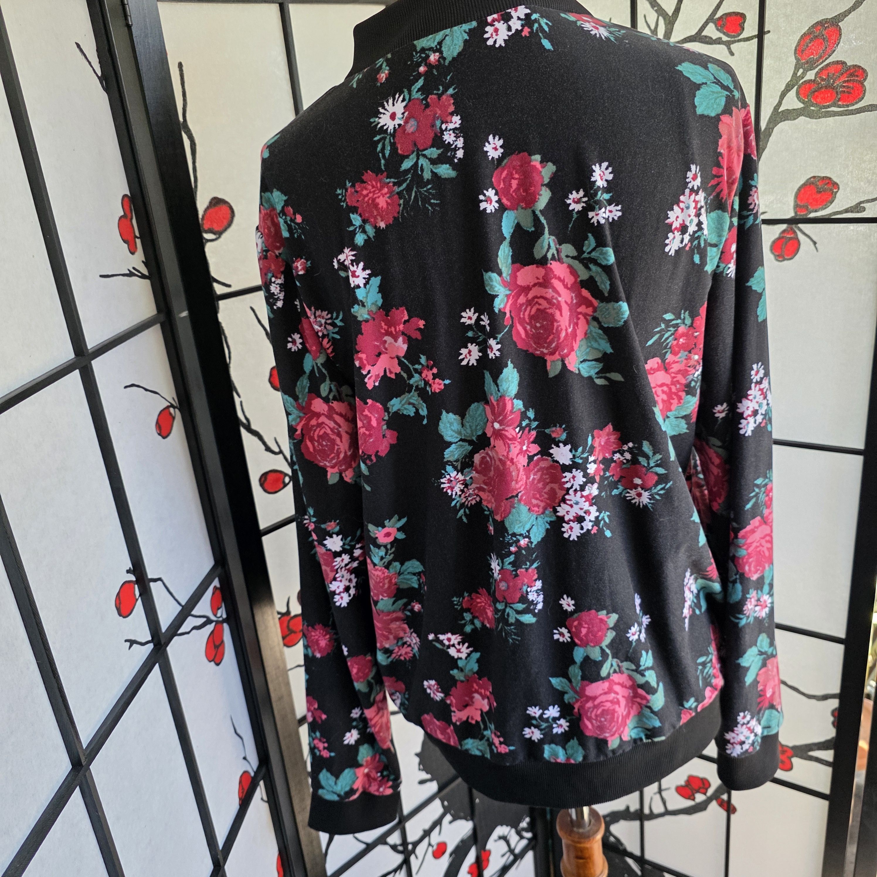 Other Rose Floral Light Hoodie Size L / US 10 / IT 46 - 4 Thumbnail