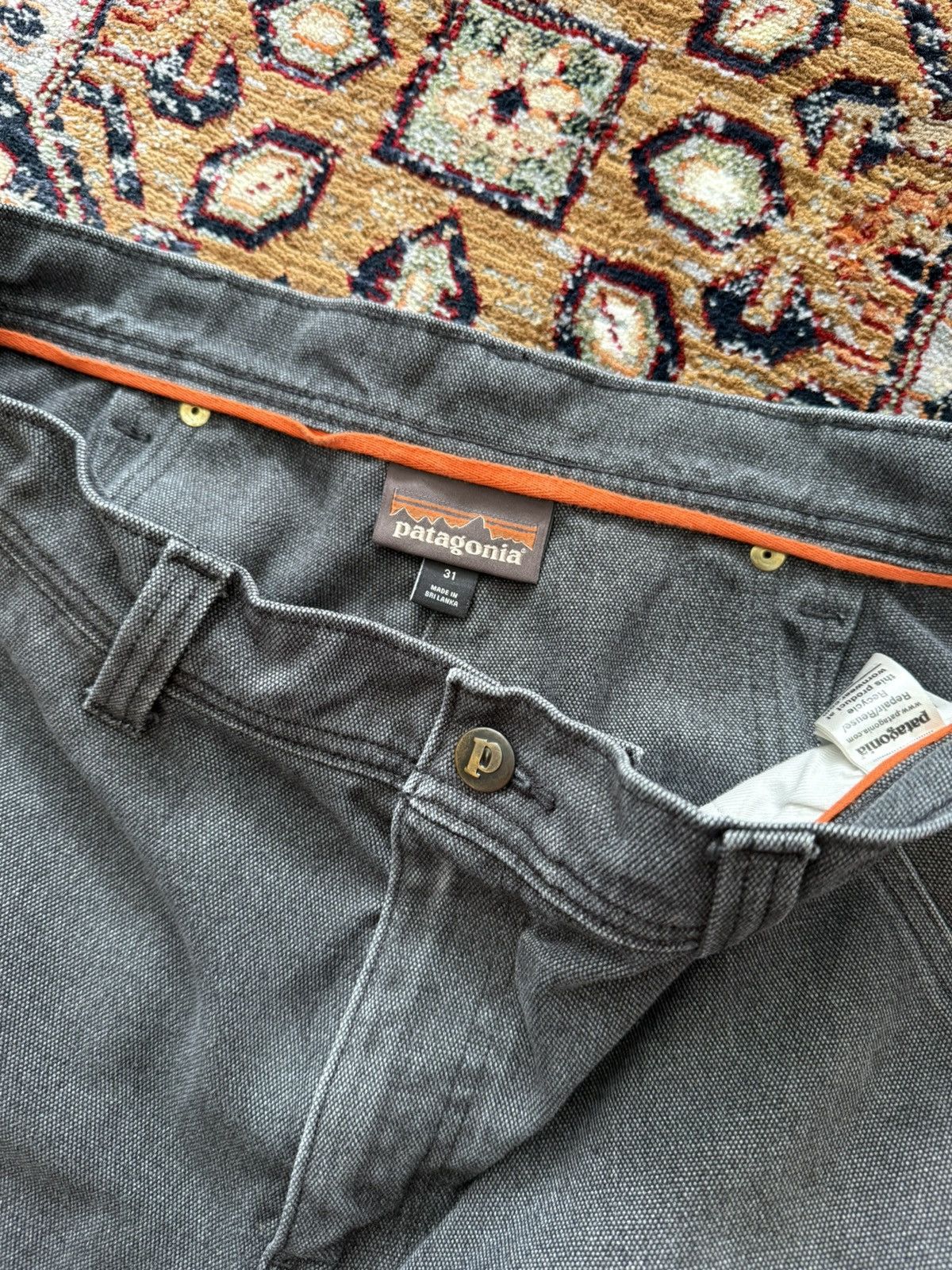 Patagonia Patagonia double knee hemp work pants Size US 32 / EU 48 - 6 Thumbnail