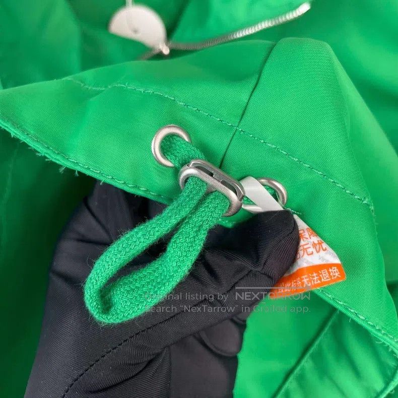 Hermes Hermes Polyester Windbreaker Jacket Green Size US M / EU 48-50 / 2 - 7 Thumbnail