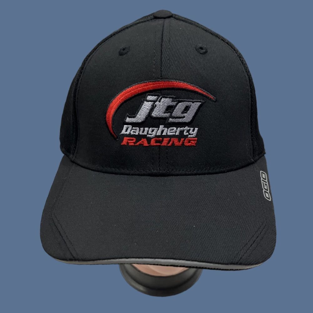 Vintage JTG Daugherty Racing 47 Ogio Hat L/XL Black Baseball Cap Adult Mens USA, Solid Pattern, Casual, Knit, Men’s, Hat Size ONE SIZE - 1 Thumbnail