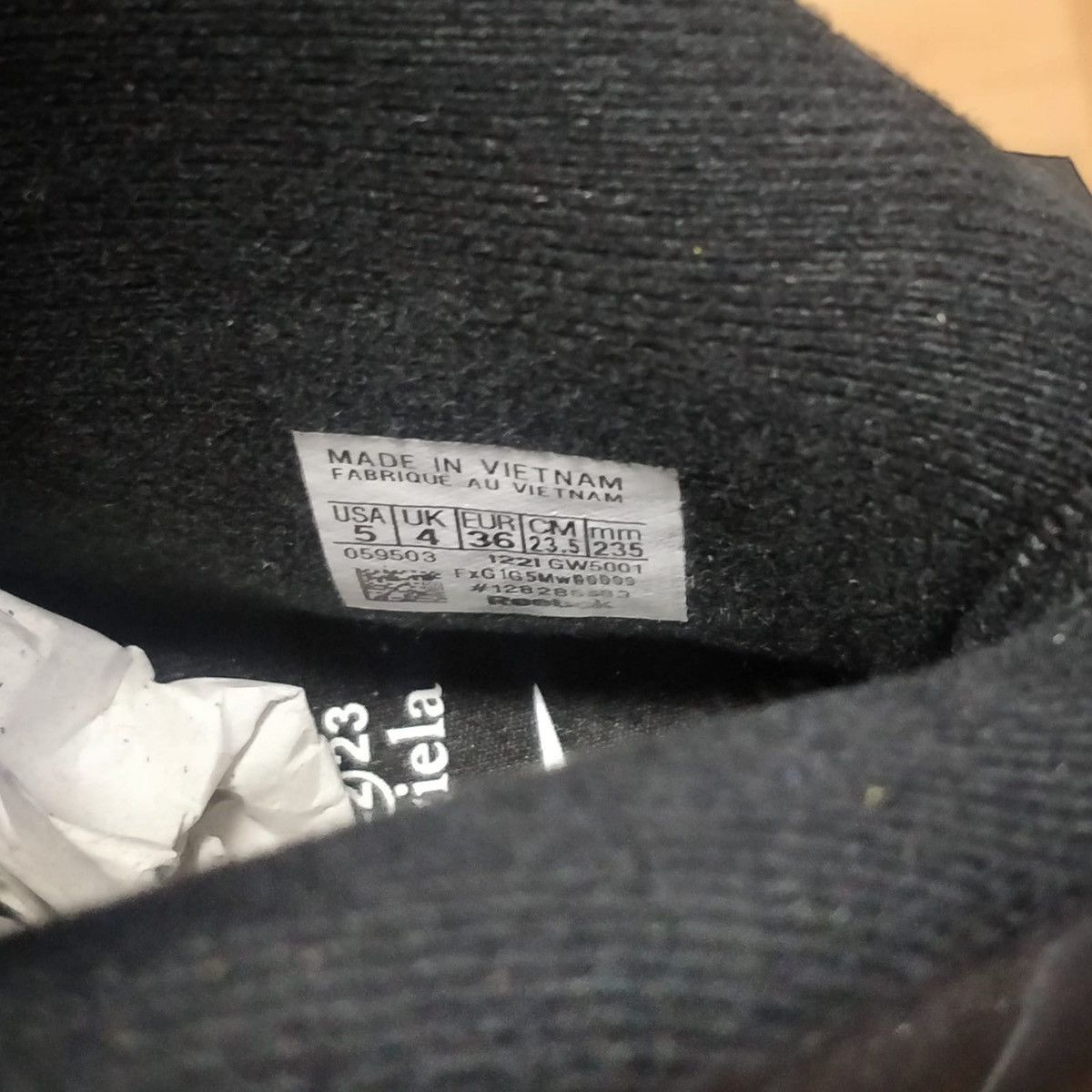 Maison Margiela × Reebok Reebok x Maison Margiela size EU 36-US 5 Size US 5 / IT 35 - 7 Thumbnail