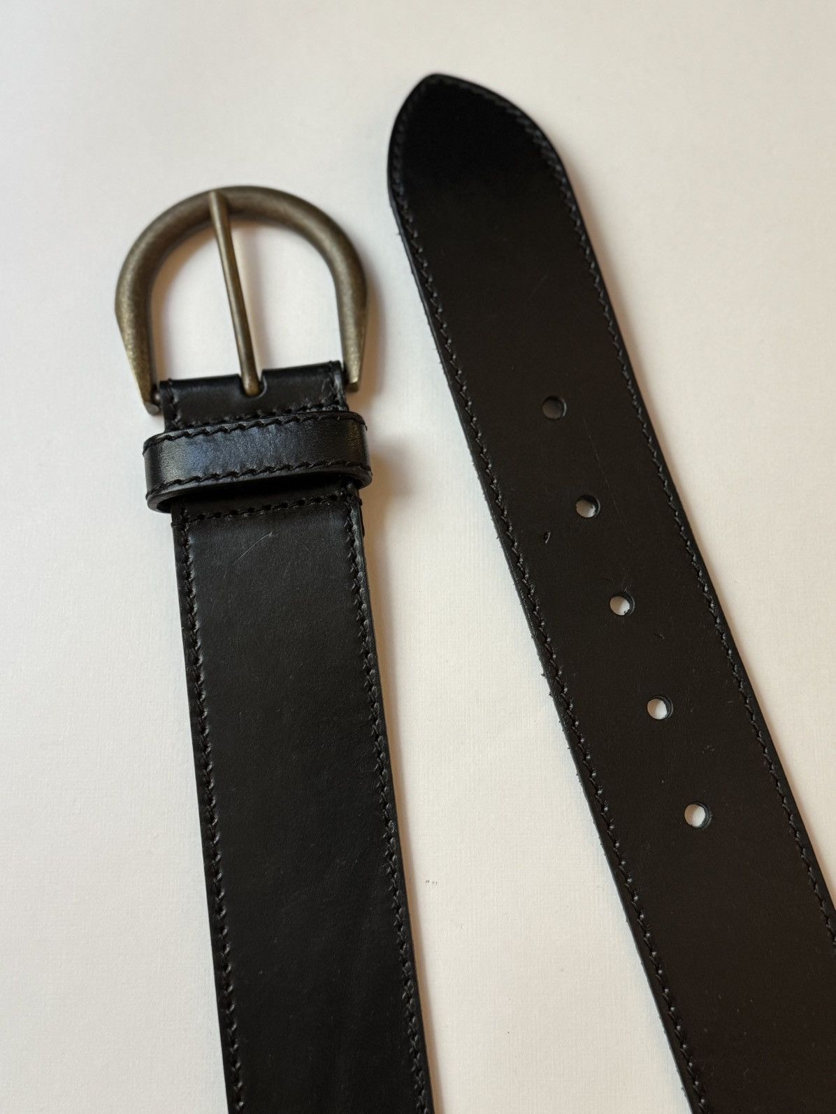 Saint Laurent Paris Saint Laurent Paris Men’s Leather Belt Size ONE SIZE - 5 Thumbnail