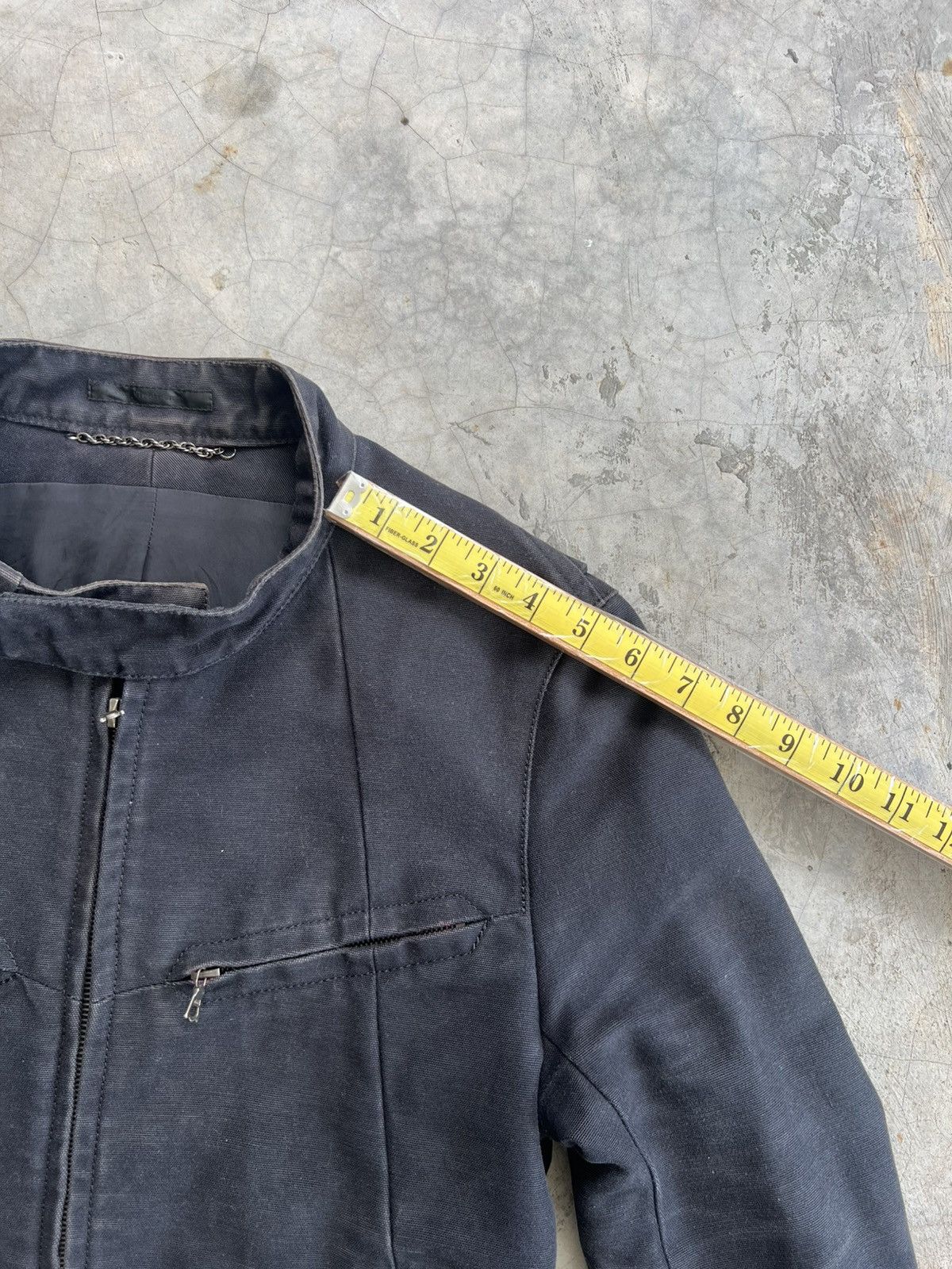 The Viridi-anne Archival The Viridi-anne Faded Black Cotton Moto Jacket Size US S / EU 44-46 / 1 - 18 Thumbnail
