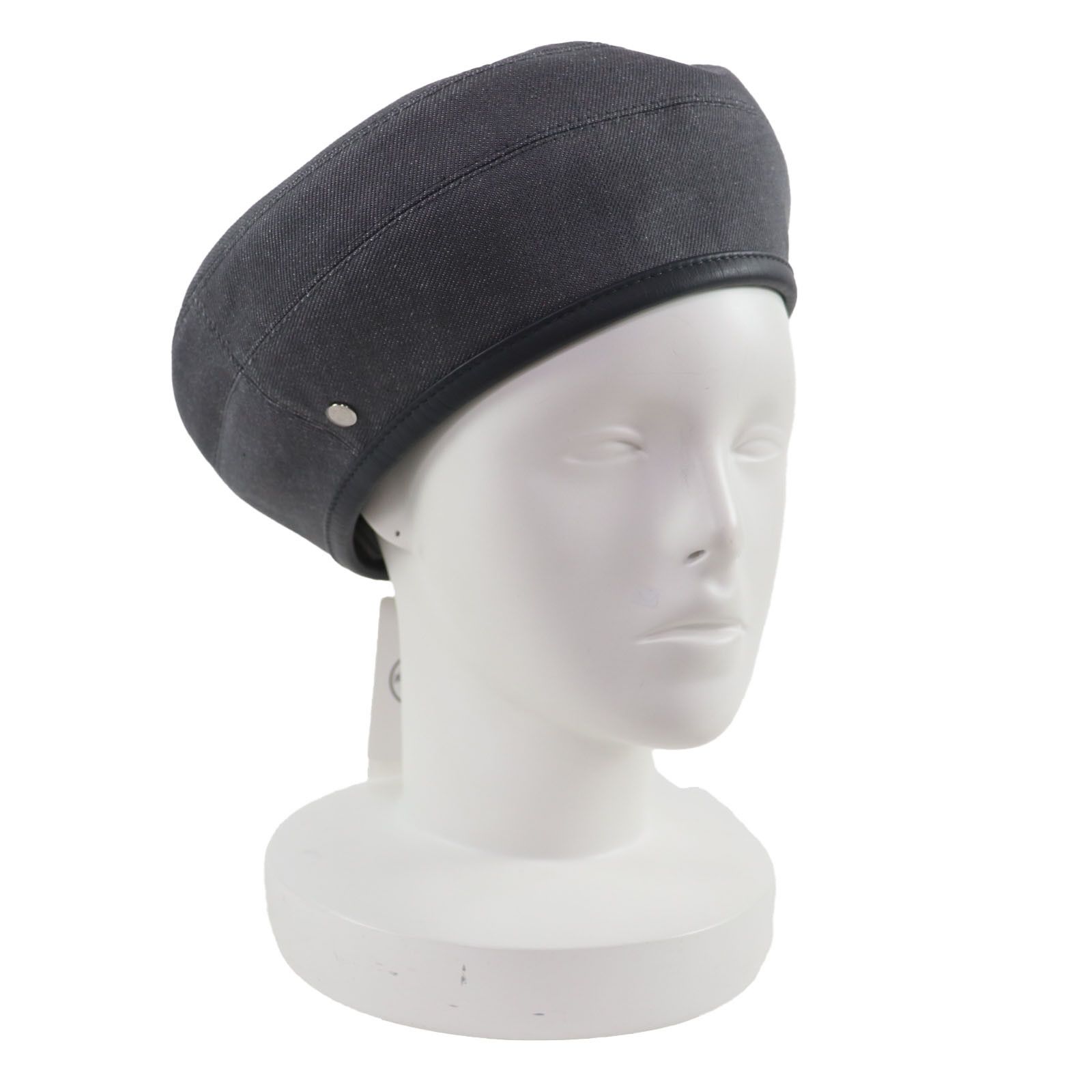Hermes Hermes Hermes Cotton Beret Textile Hats DUTY FREE for USA Size ONE SIZE - 1 Thumbnail