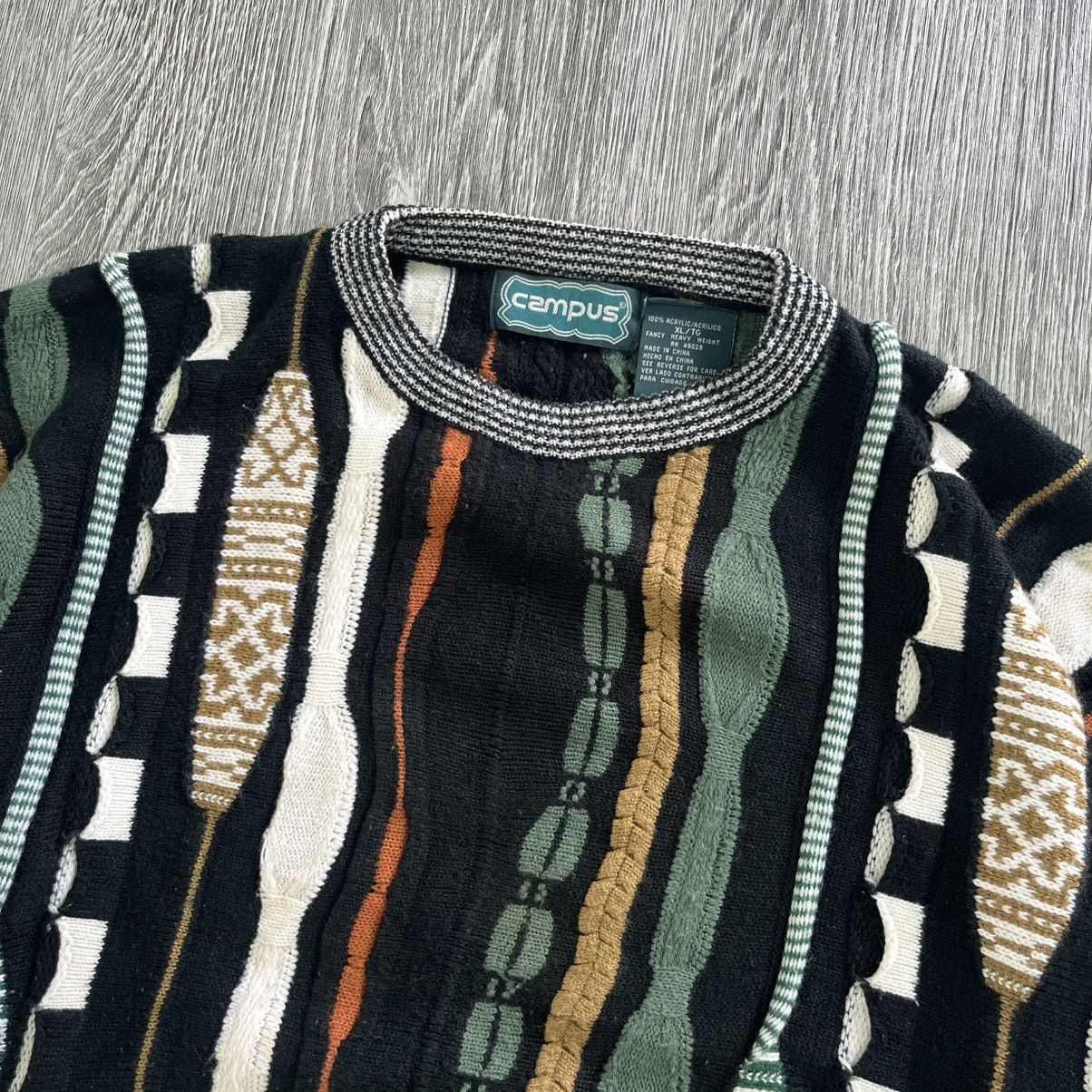 Other Rare Vintage Campus Crazy Striped Coogi Style Size US XL / EU 56 / 4 - 3 Thumbnail