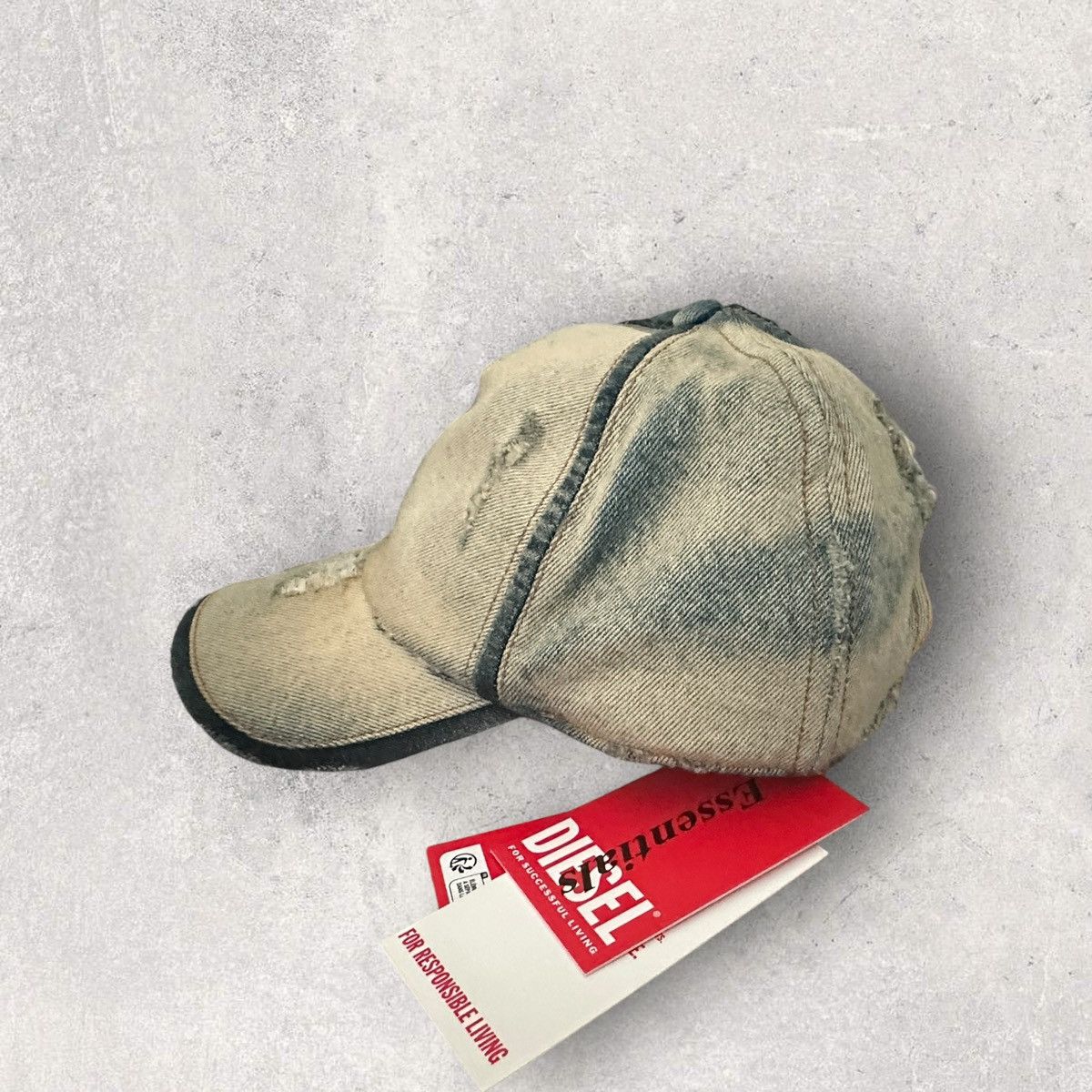 Diesel Diesel C-Inst Distressed Hat Size ONE SIZE - 9 Thumbnail