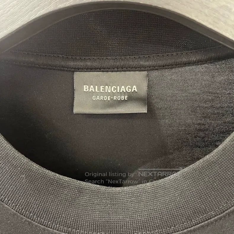 Balenciaga Balenciaga Short Sleeve with Eco-Label Print Size US S / EU 44-46 / 1 - 3 Thumbnail