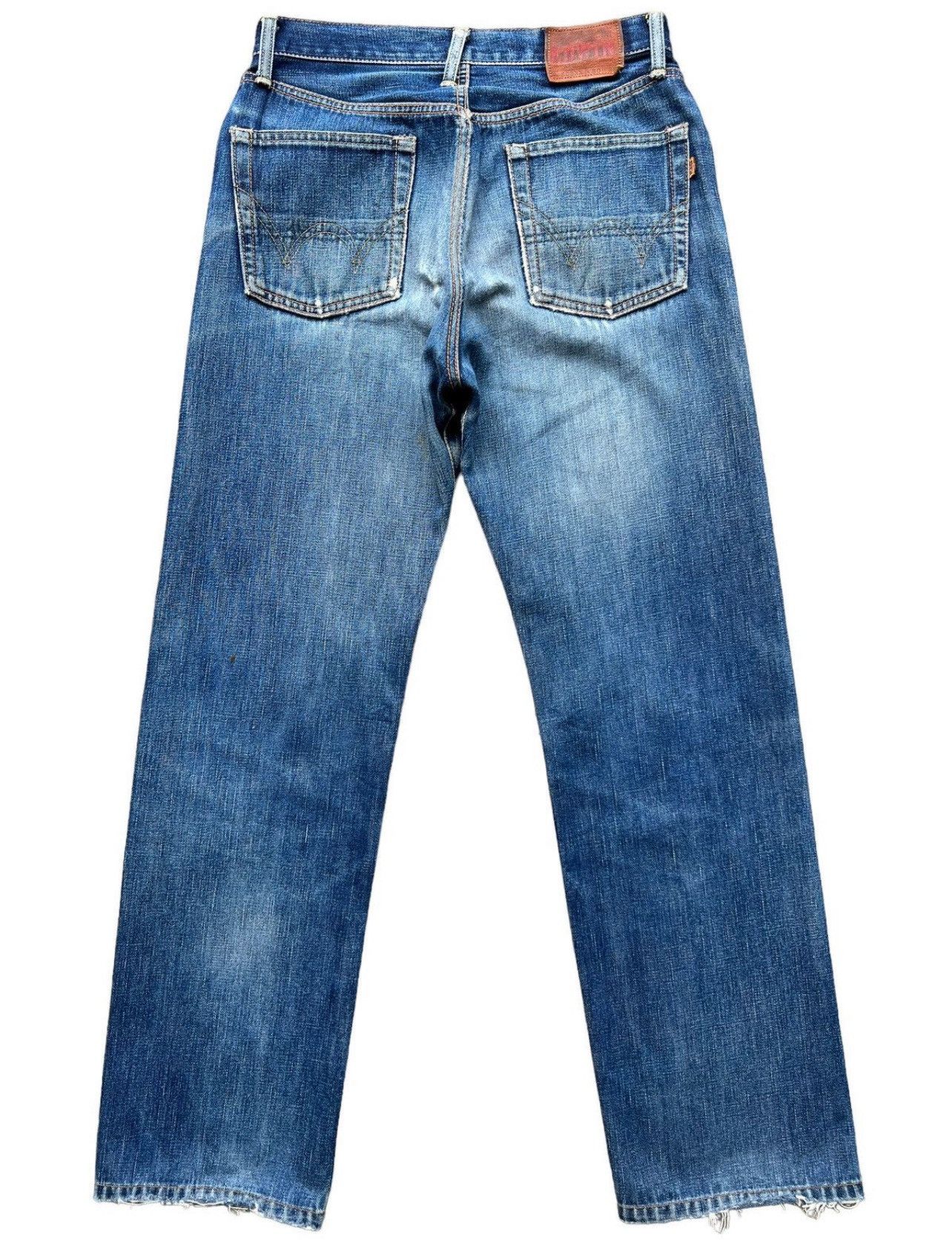 Edwin Vintage Edwin 505xx Selvedge Distressed Denim Jeans 30x30 Size US 30 / EU 46 - 3 Thumbnail
