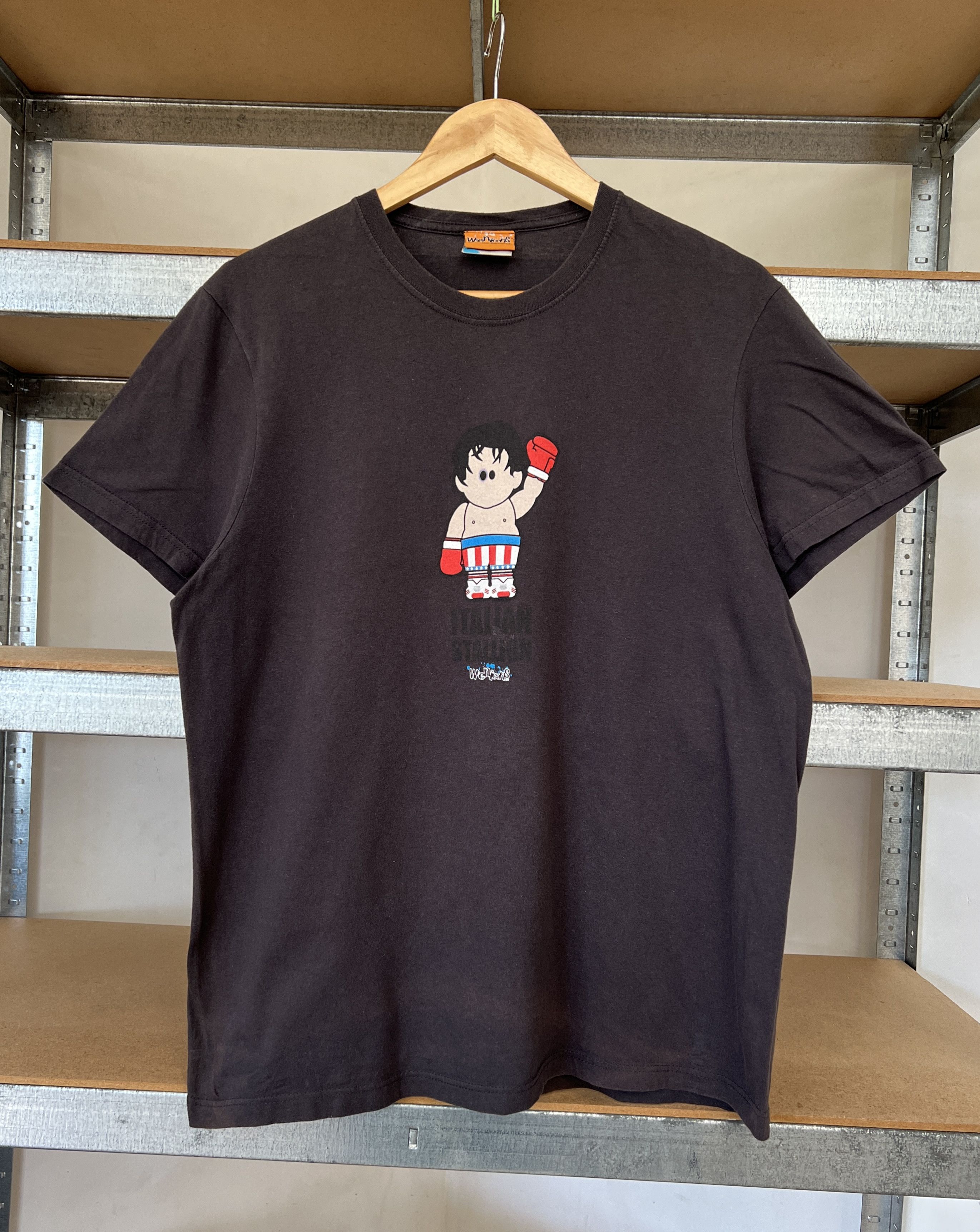 Cartoon Network Vintage 2000s Weenicons Italian Stallion Stallone Movie Tee Size US L / EU 52-54 / 3 - 1 Thumbnail