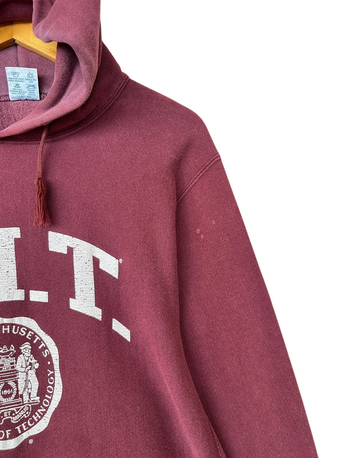 Champion Vintage 90s Champion Reverse Weave University Mit Hoodie Size US L / EU 52-54 / 3 - 5 Thumbnail