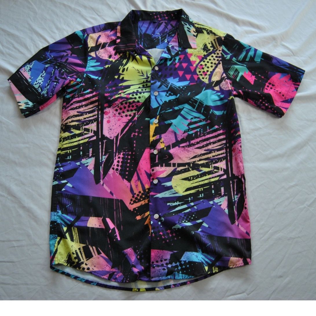 Other Multicolor Hawaiian Button Down Shirt Size US S / EU 44-46 / 1 - 1 Thumbnail