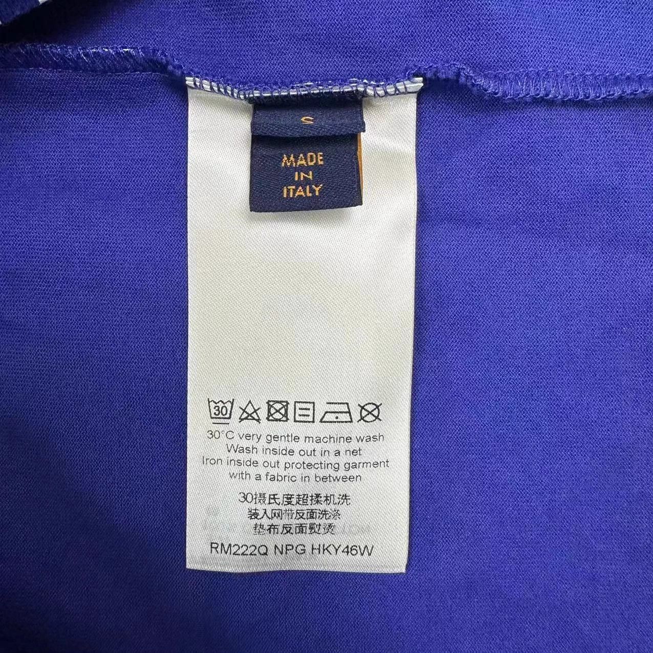 Louis Vuitton LV blue gradient Monogram short Tee S Size US S / EU 44-46 / 1 - 4 Thumbnail