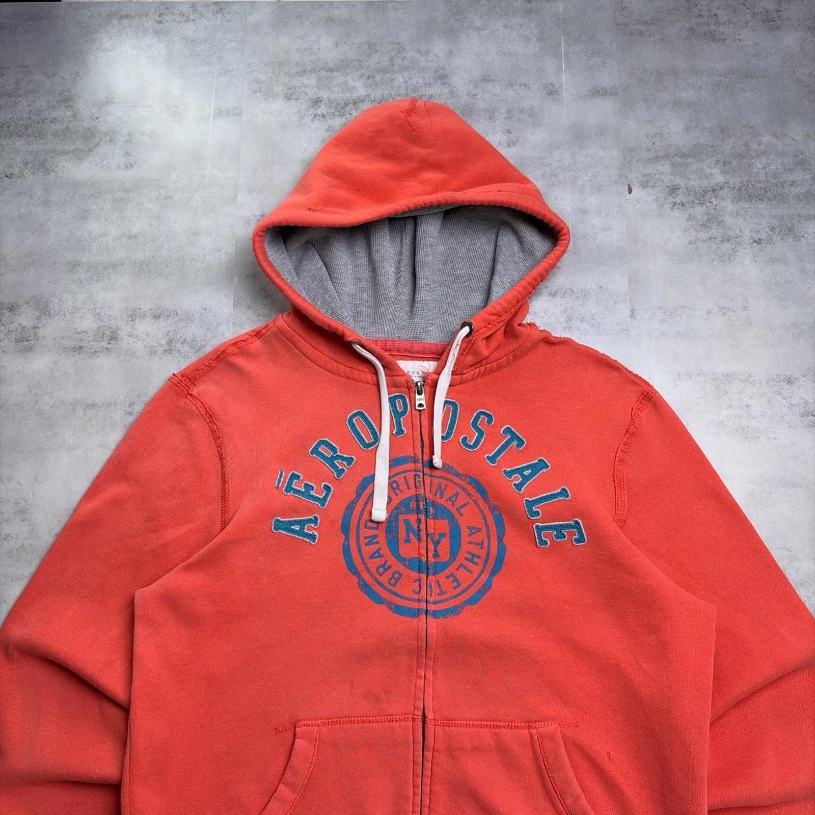 Aeropostale Y2K Pink Aeropostale Grunge Skater Thermal Zip Up Hoodie Size M / US 6-8 / IT 42-44 - 2 Thumbnail