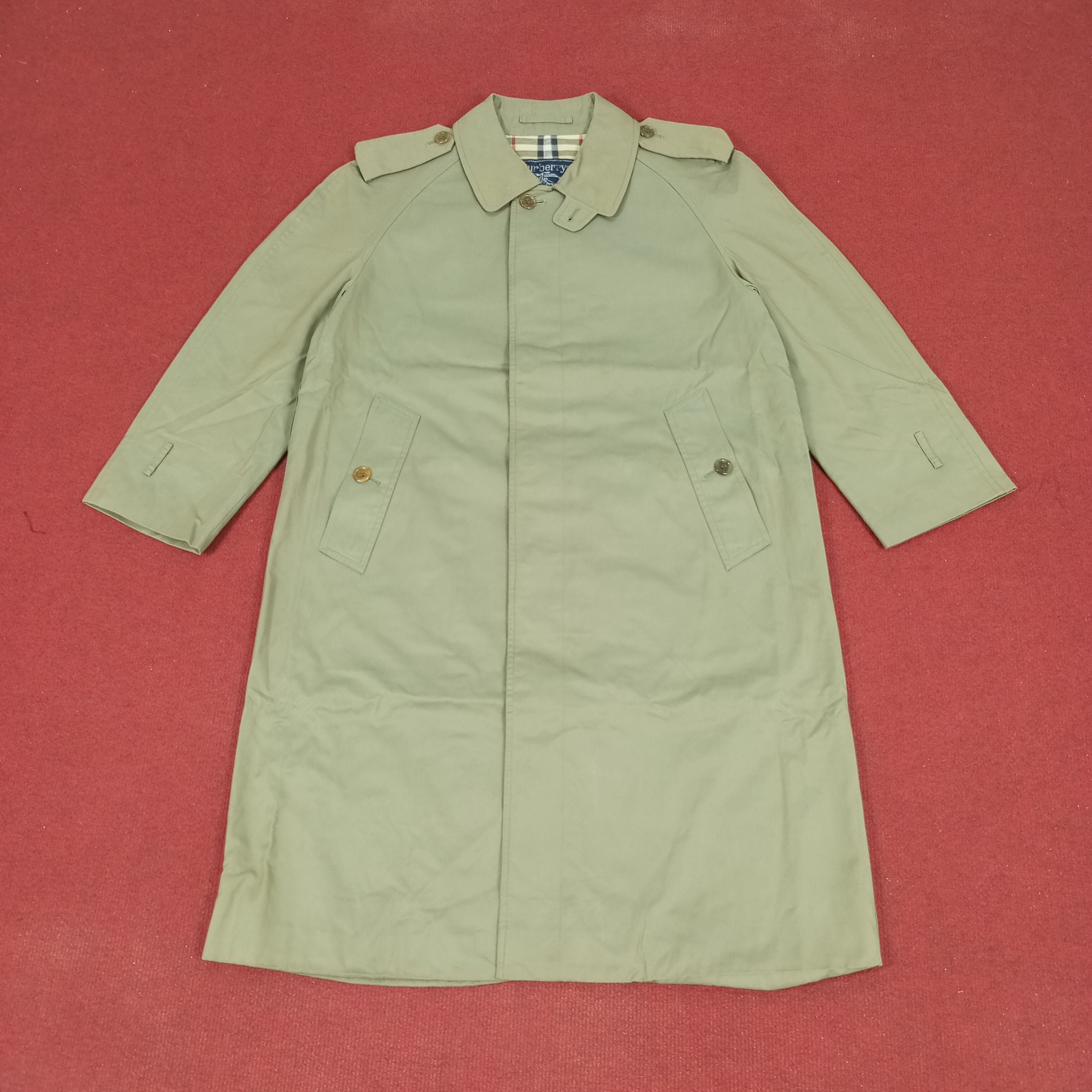 Burberry × Vintage Burberrys Fashion Winter Style Trench Coat Jacket Size US M / EU 48-50 / 2 - 1 Thumbnail