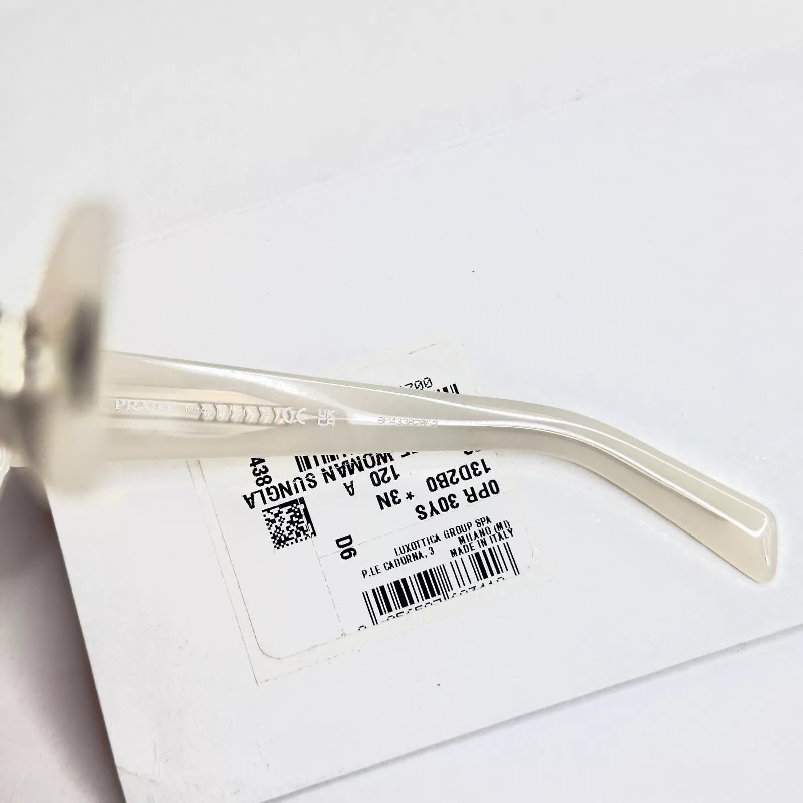 Prada PRADA Futuristic Opal Silver Mirror PR30YS 30Y Sunglasses Size ONE SIZE - 2 Thumbnail