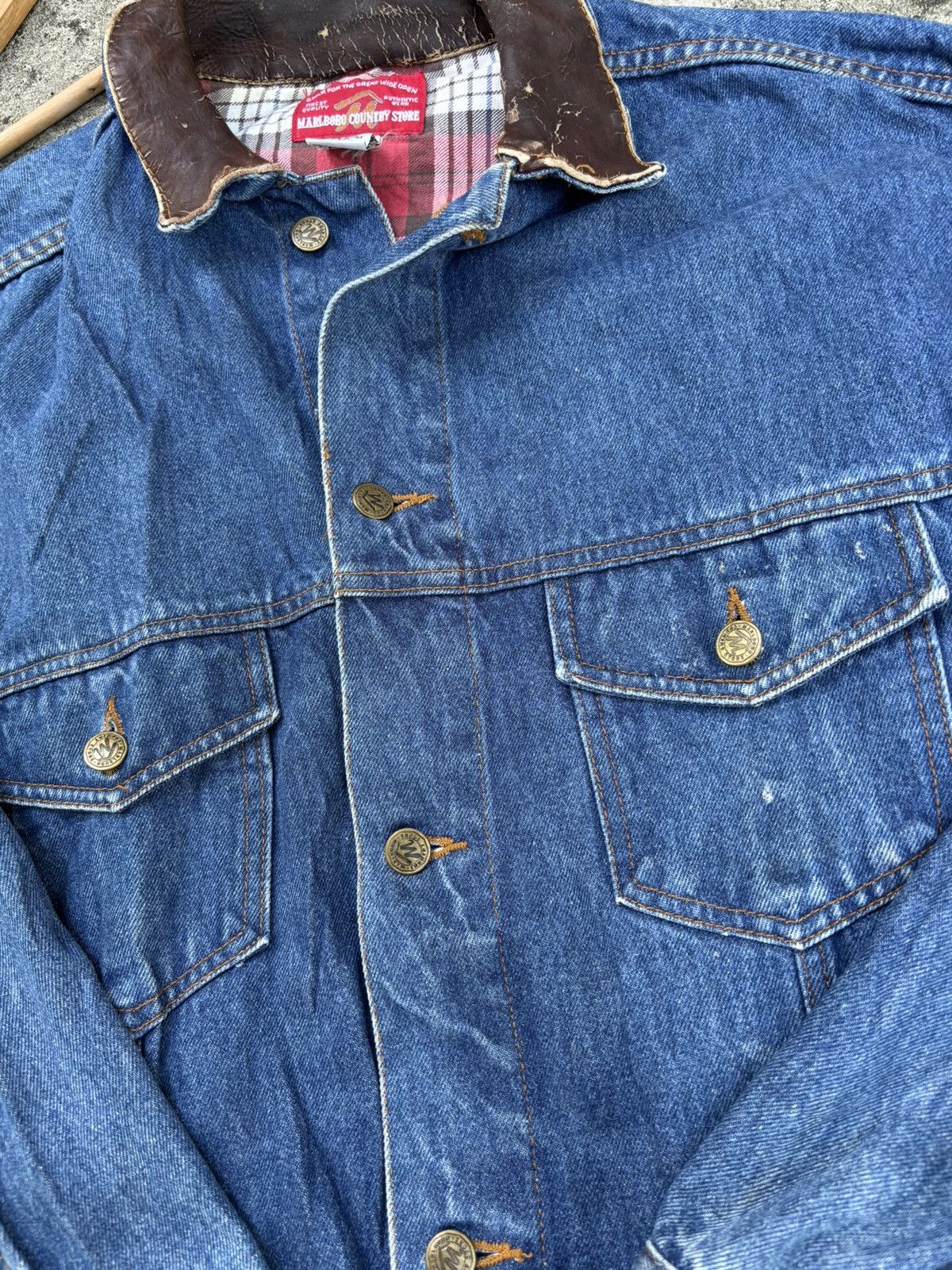 Marlboro Marlboro Denim Jacket Size US L / EU 52-54 / 3 - 2 Thumbnail