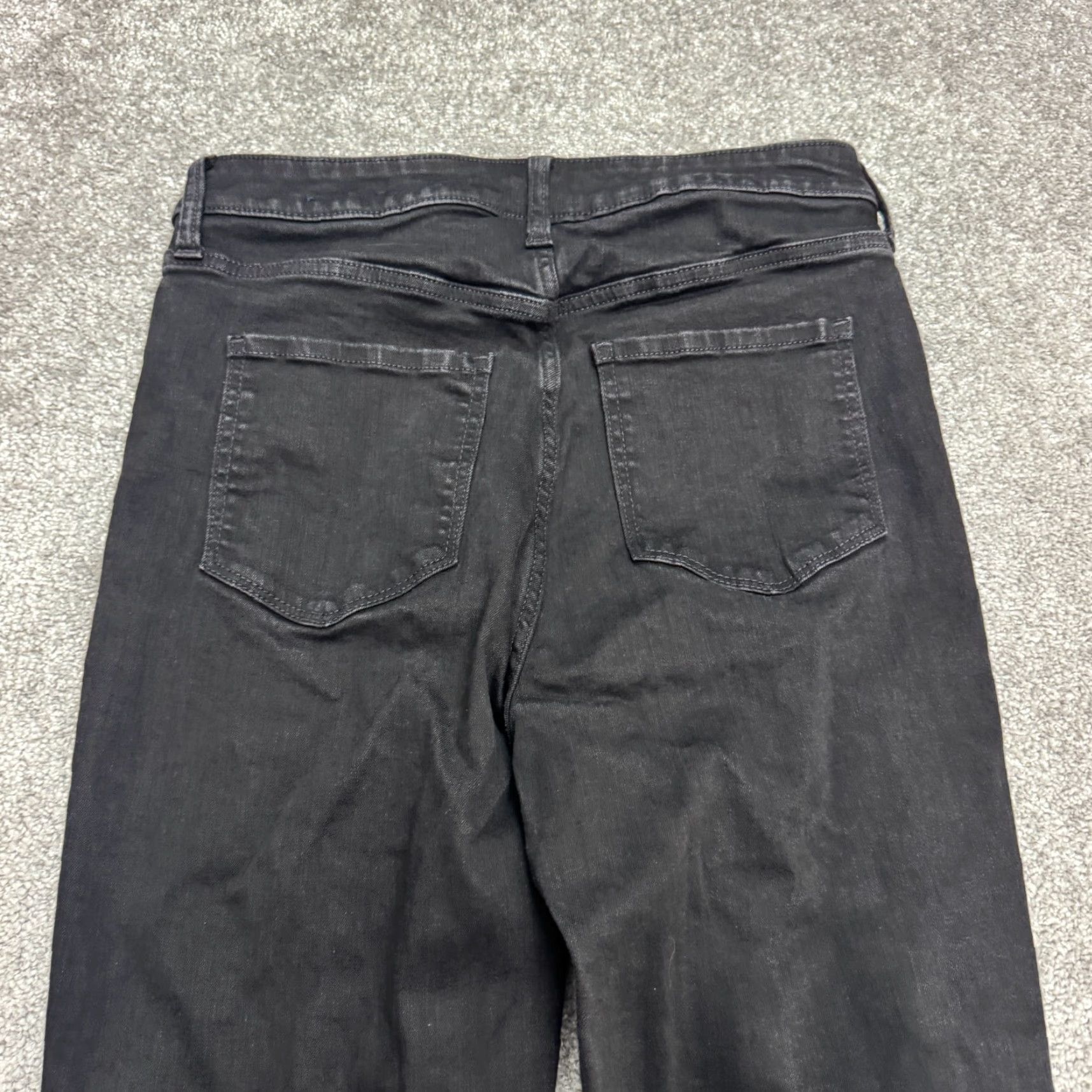 Gap Gap Sky High Universal Legging Button Fly Jeggings Womens 10/30 Black Stretch Size 32" / US 10 / IT 46 - 4 Thumbnail