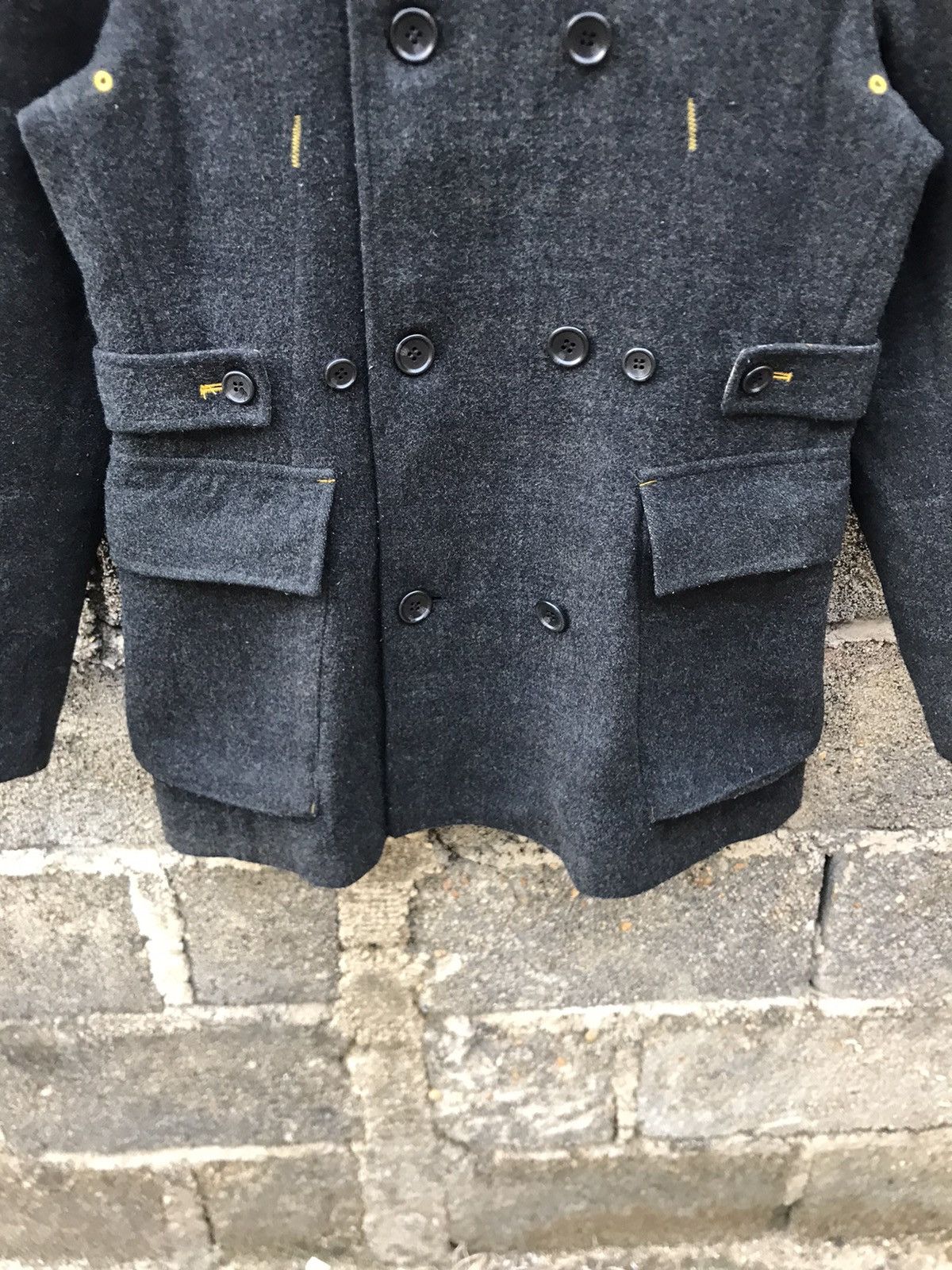 Boycott ⚡️Boycott Hooded Wool Double Breast Trench Coat Size US L / EU 52-54 / 3 - 4 Thumbnail