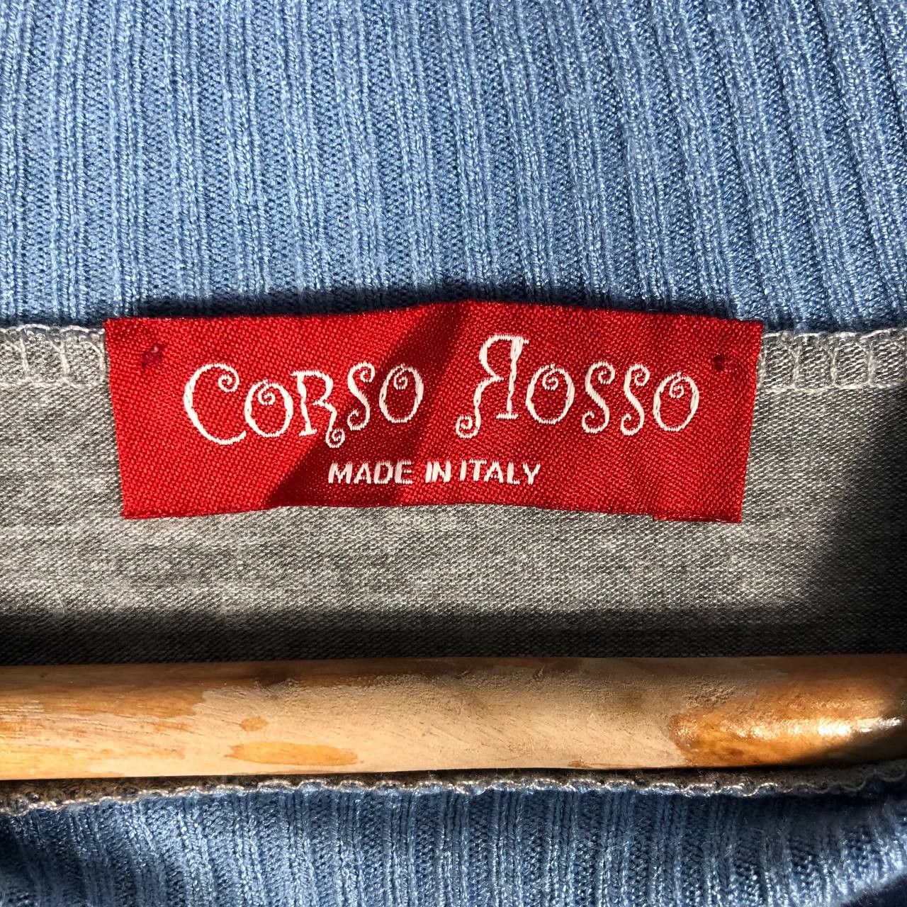 Designer Vintage Corso Rosso Long Sleeve T-shirt Size XS / US 0-2 / IT 36-38 - 6 Thumbnail
