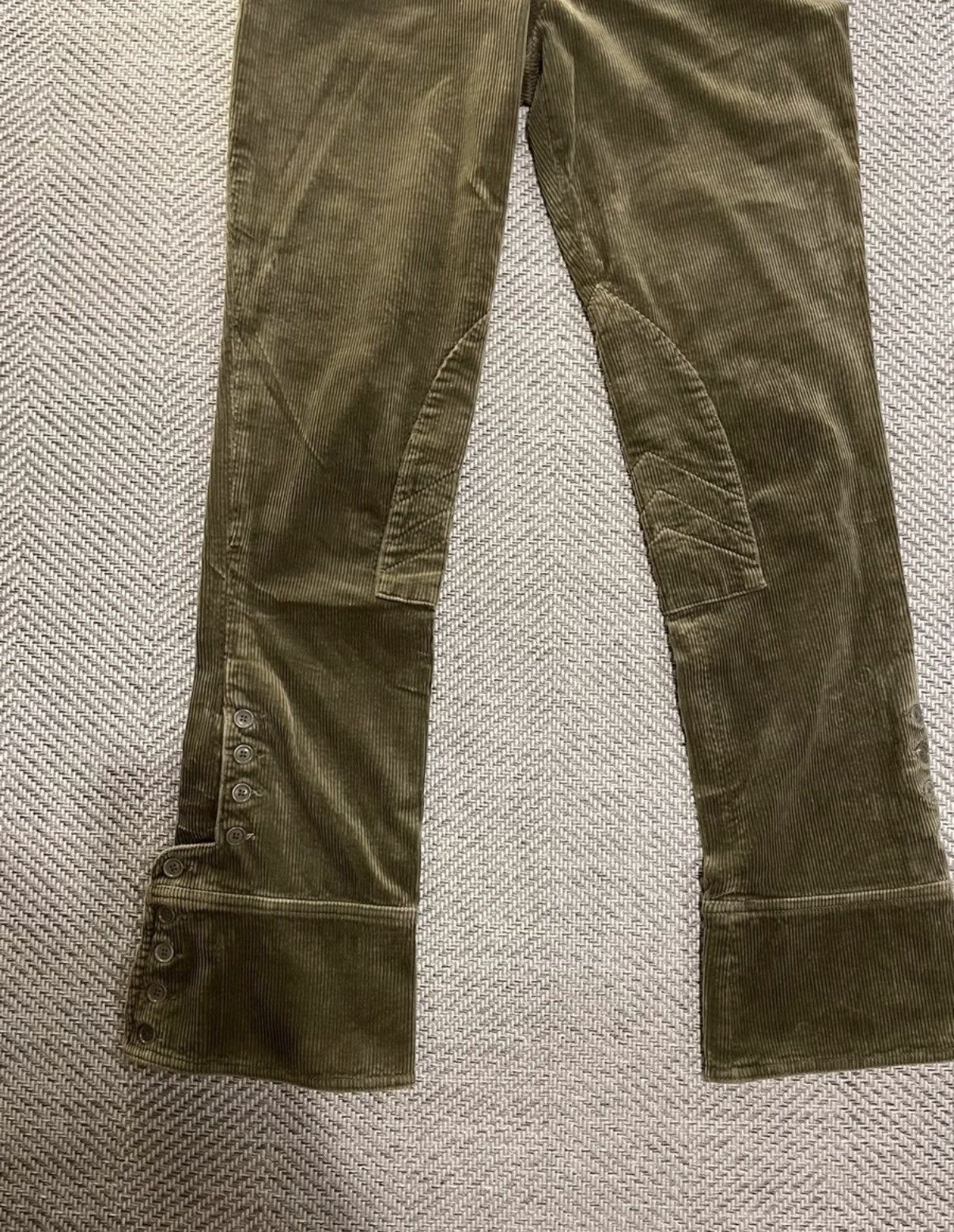 Ralph Lauren Ralph Lauren Olive Green Corduroy Trousers K24 Size US 36 / EU 52 - 3 Thumbnail