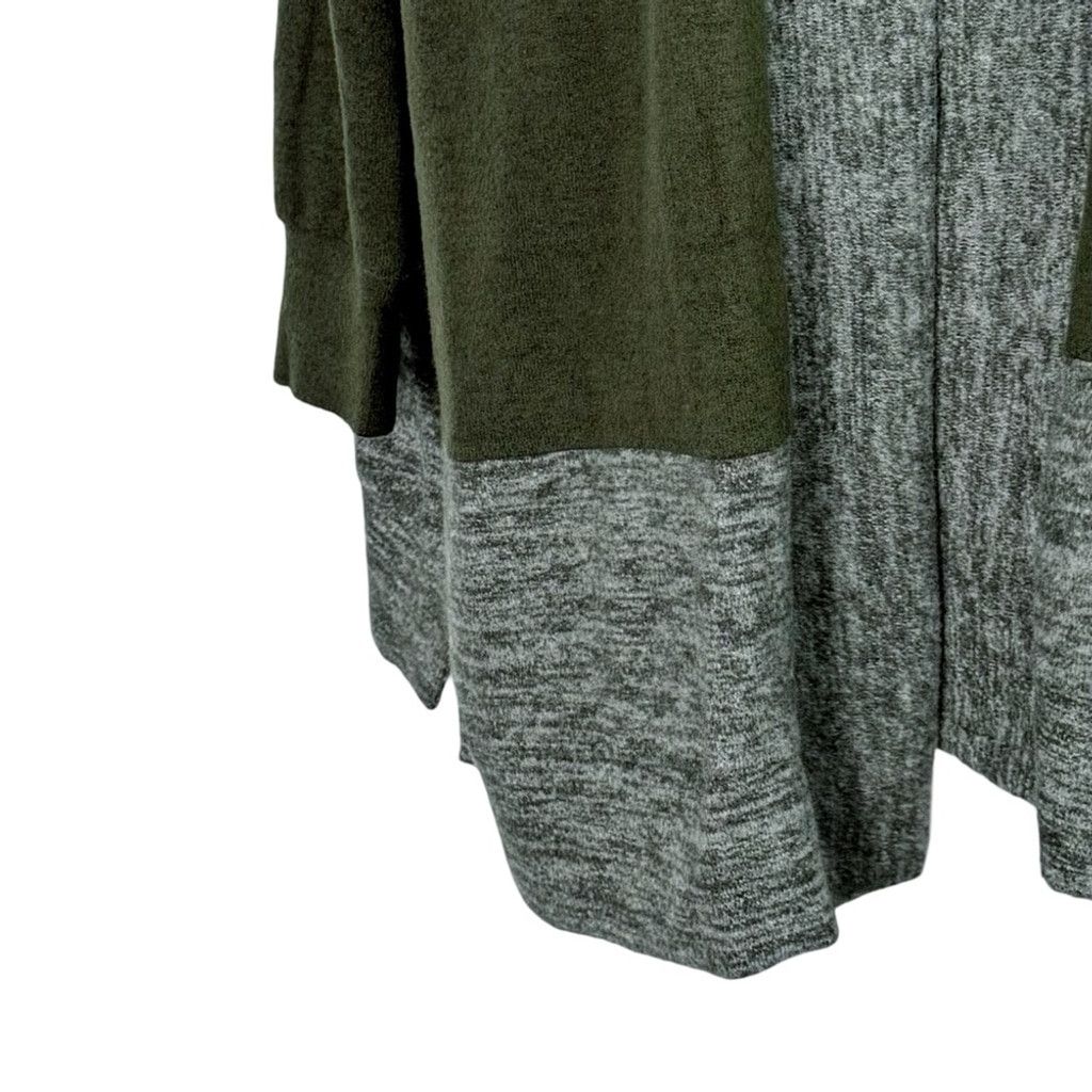Other NWT URBAN FEM Women's Green/Grey Fleece Mid Length Coat 4XL Size 4XL / US 24-26 - 4 Thumbnail