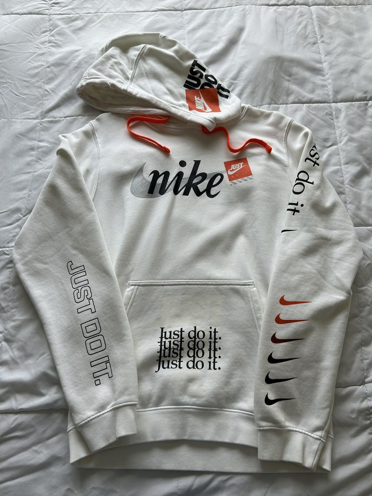 Nike Nike “Just Do It” Hoodie Size US S / EU 44-46 / 1 - 1 Thumbnail