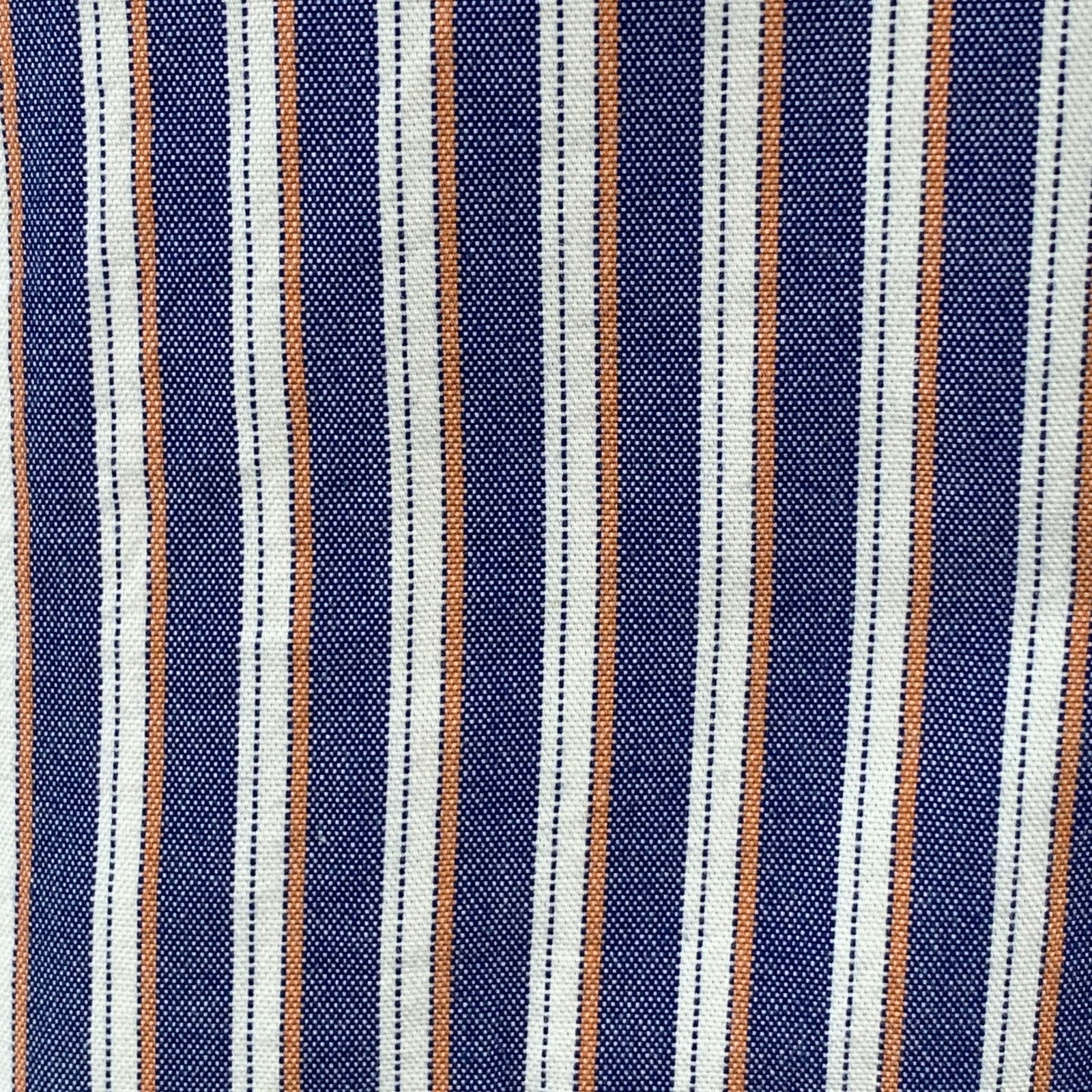 CLOSED Blue White Orange Stripe Cotton Two Pockets Shirt Size US XL / EU 56 / 4 - 2 Thumbnail