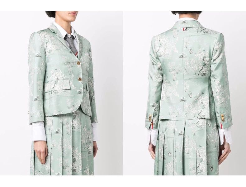 Thom Browne Thom Browne Embroidered silk suit Size XS / US 0-2 / IT 36-38 - 8 Thumbnail