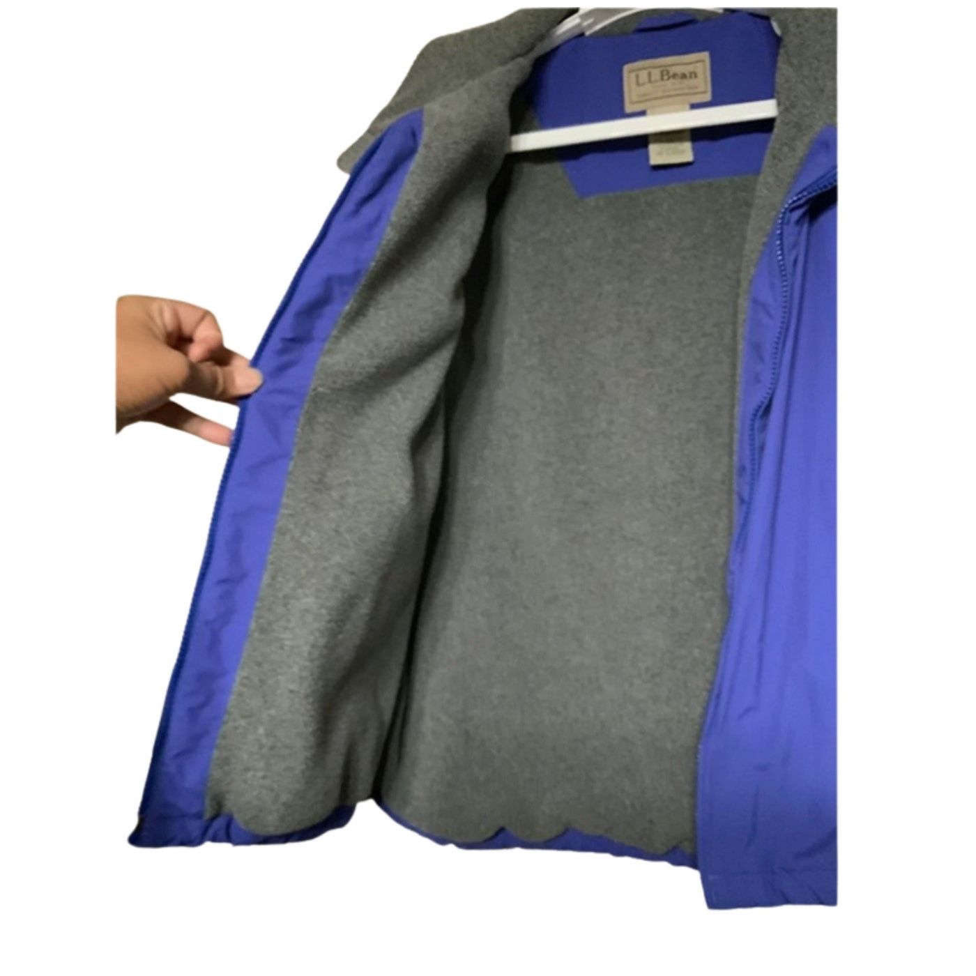 L.L. Bean Vintage L.L.Bean Purple Fleece Vest Men's Size Large USED Size US L / EU 52-54 / 3 - 3 Thumbnail