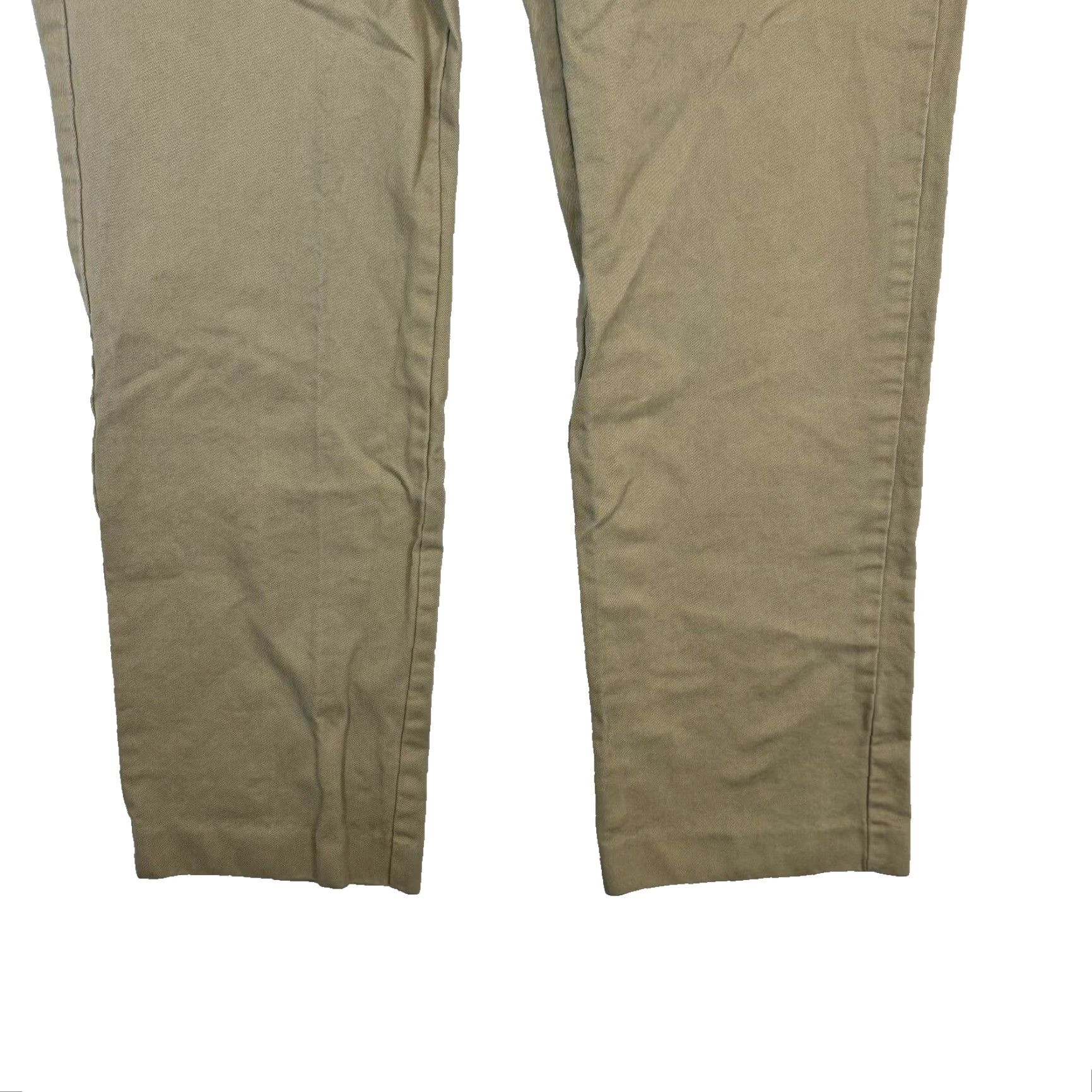 J.Crew J.Crew Women’s Essential Chino Pants 33W Khaki Cotton Mid-Rise Straight Leg Modern Everyday Women Size 24" / US 00 / IT 34 - 3 Thumbnail